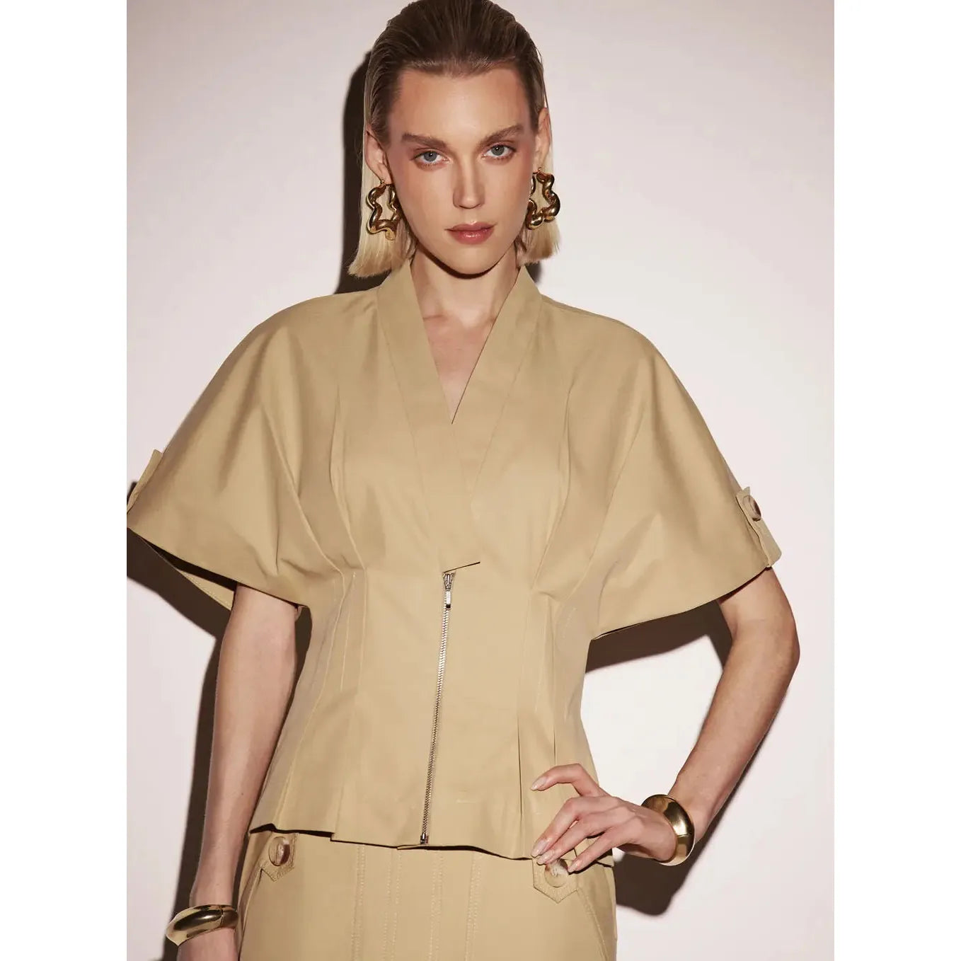 TD SCULPT SKIRT MATCHING SET