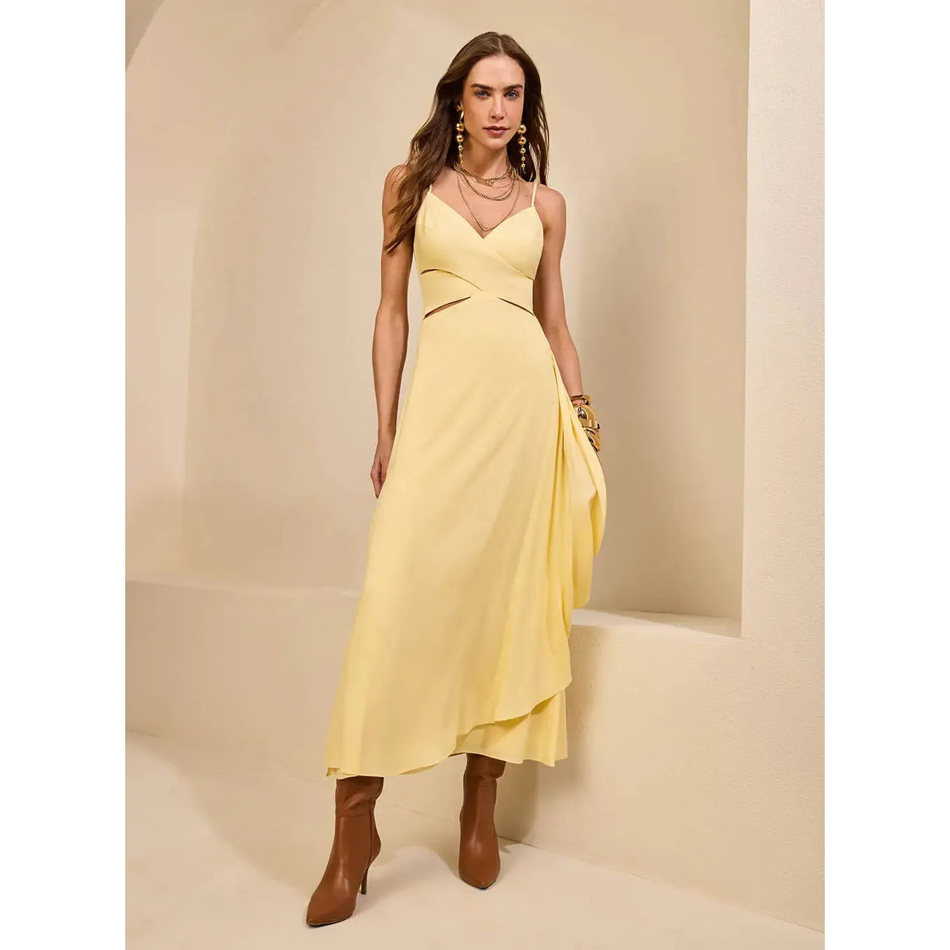 SK CROSS-BODY DRESS