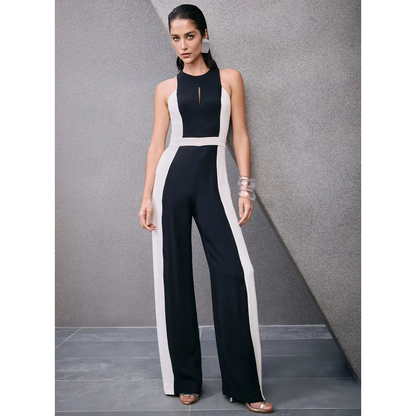 TD BICOLOR JUMPSUIT