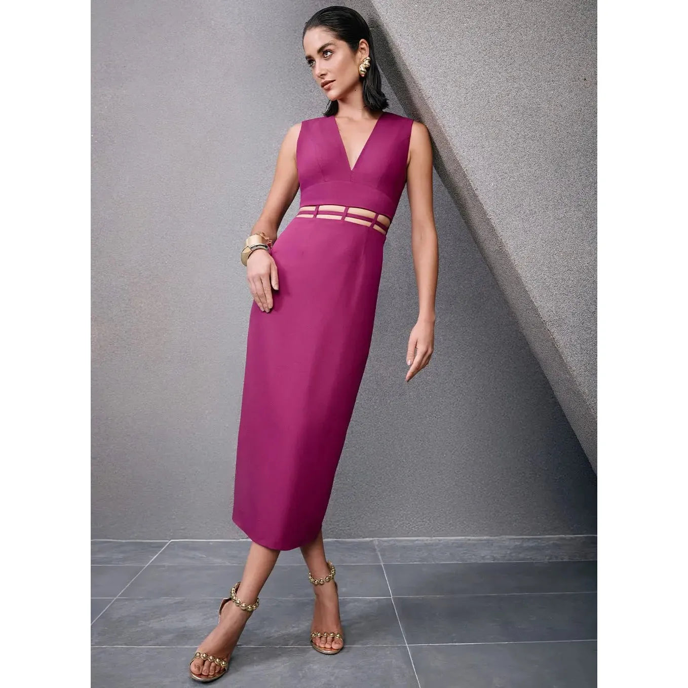 TD CHERRY VAZADO DRESS