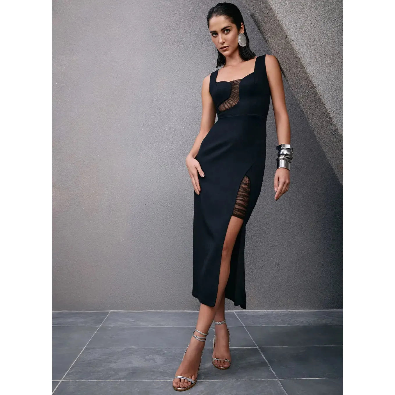 TD TULLE DETAILS DRESS