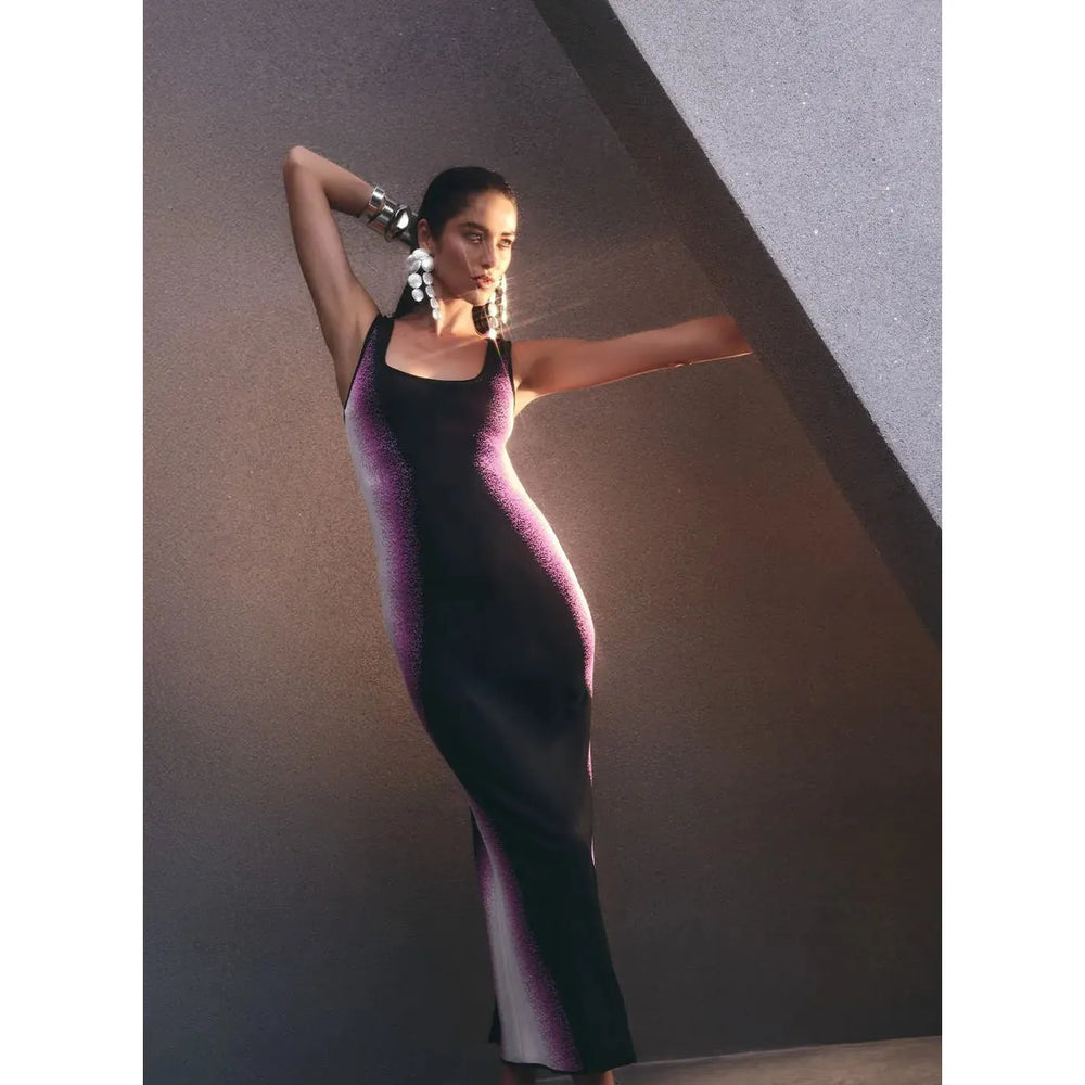 TD PIXEL TRICOT DRESS