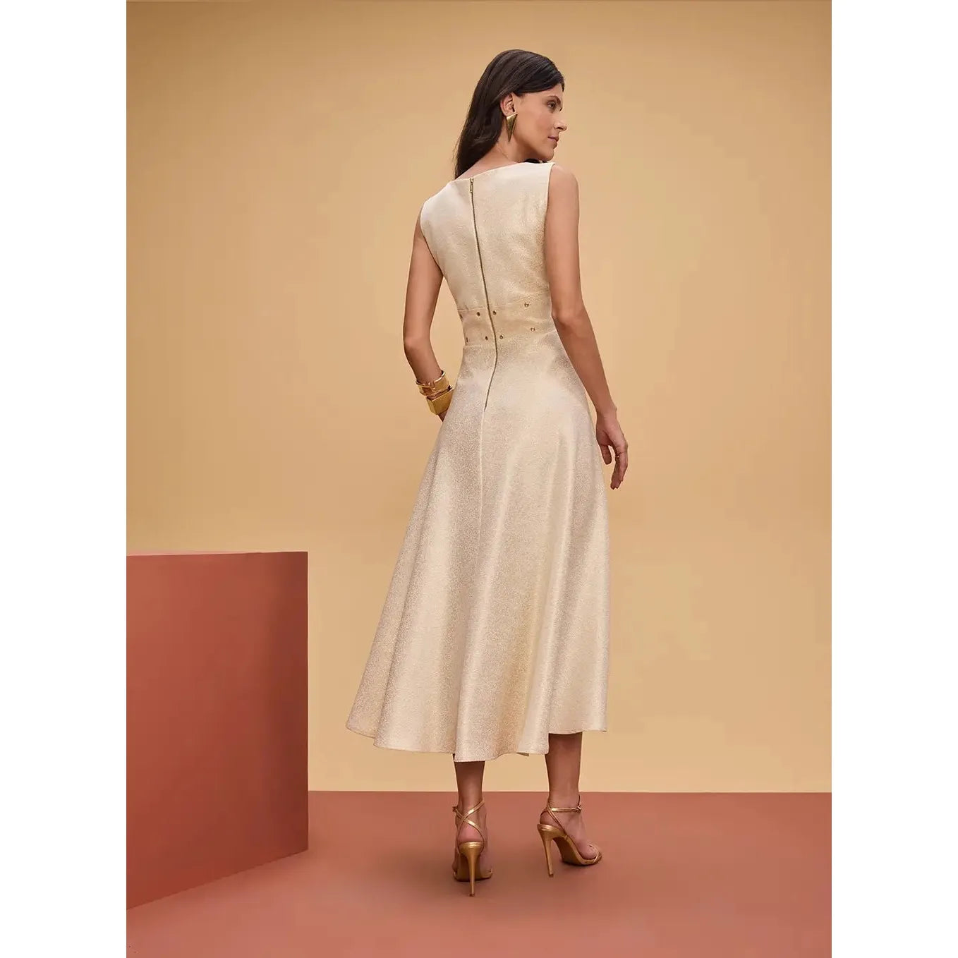 TD MIDI GLOW TAILOR DRESS
