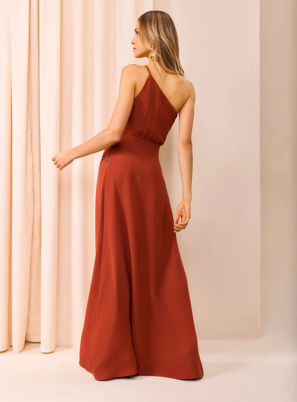 SK MAXI-MIDI DRESS WITH SLIT