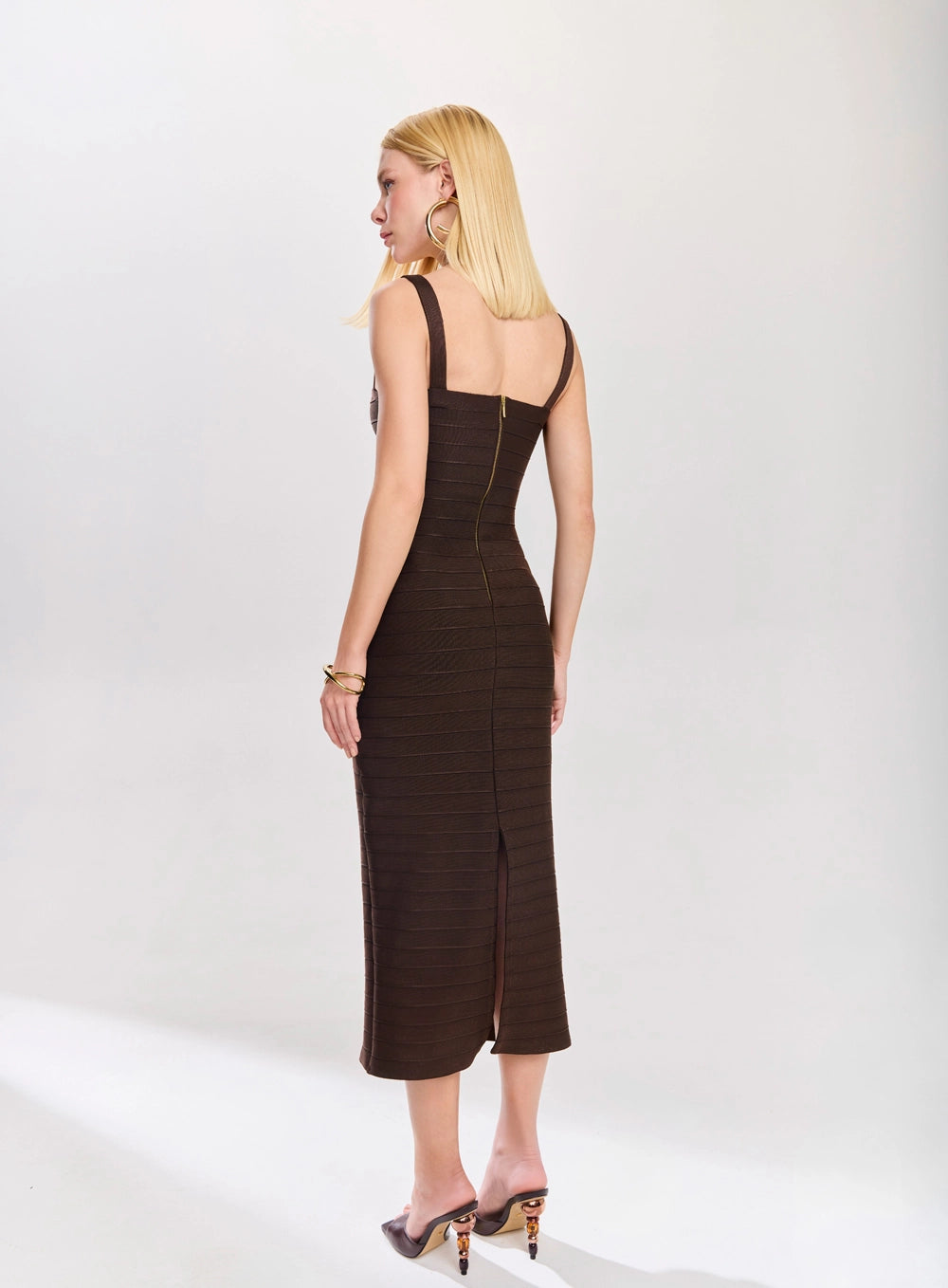 TD BANDAGE ASYMMETRIC DRESS