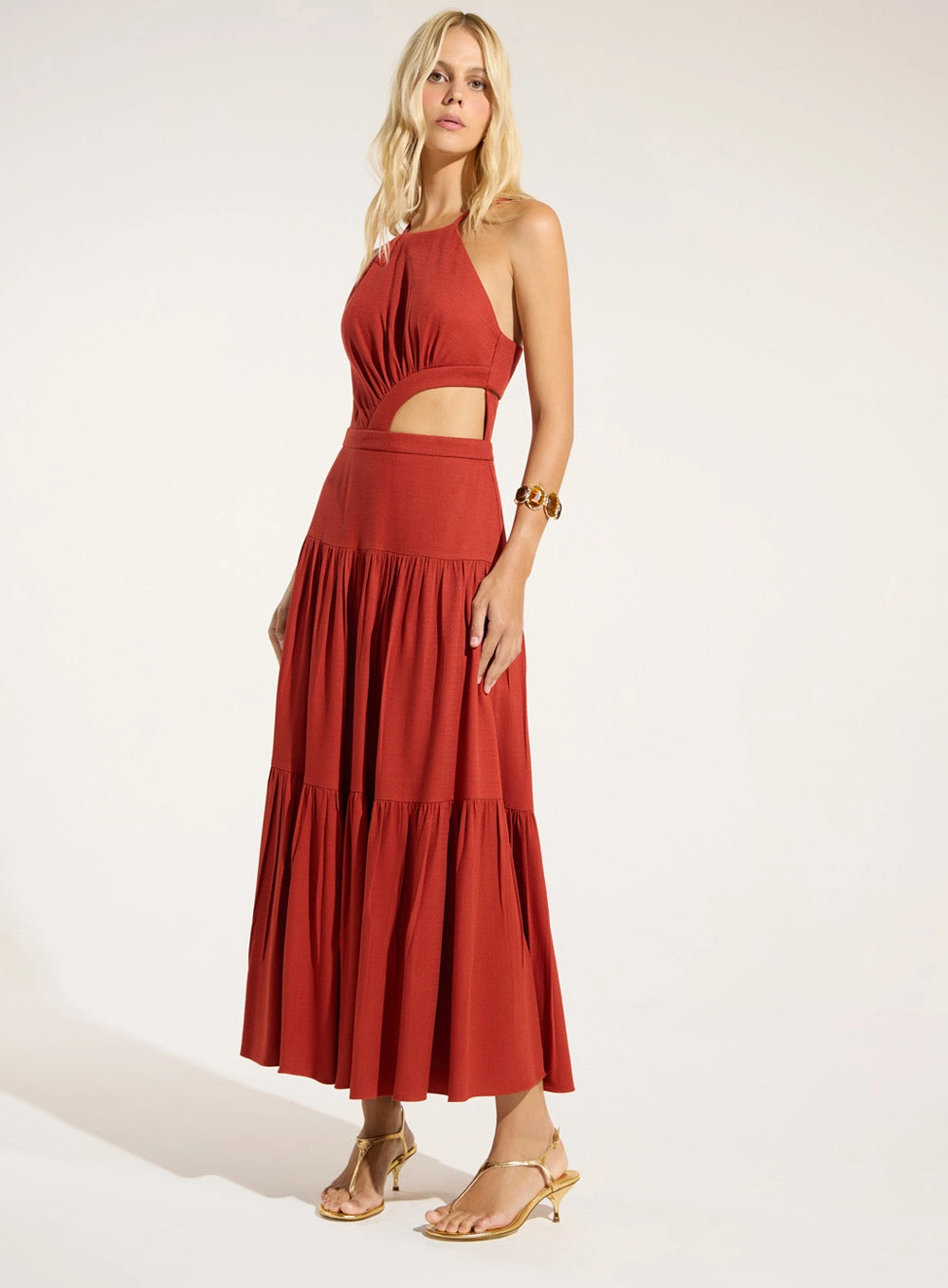 SK LAYERED MAXI MIDI DRESS