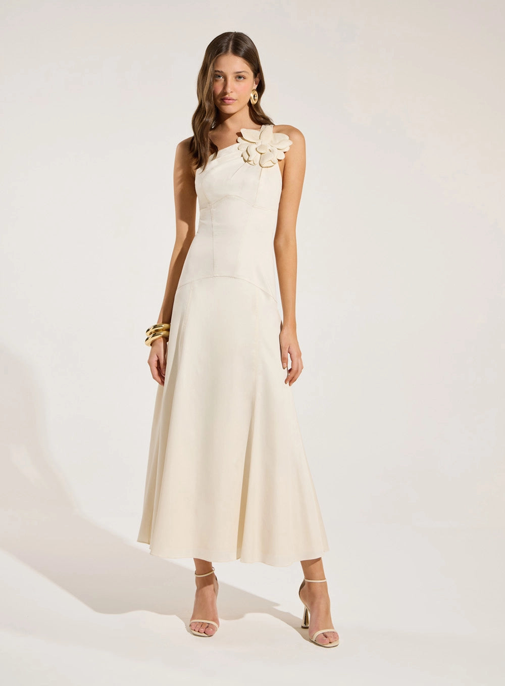 SC FLORAL MAXI MIDI DRESS