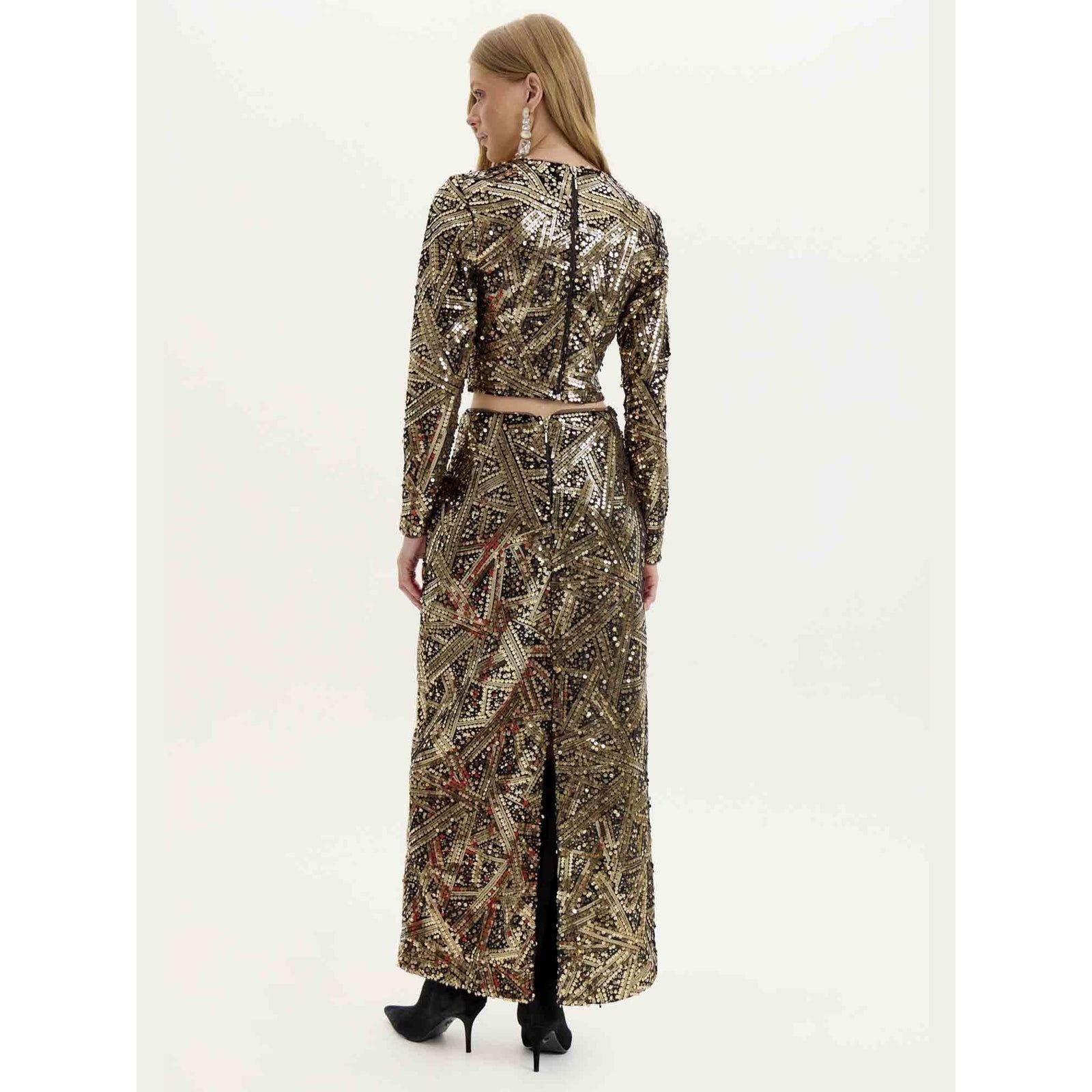 AMAR SEQUIN MATCHING SET