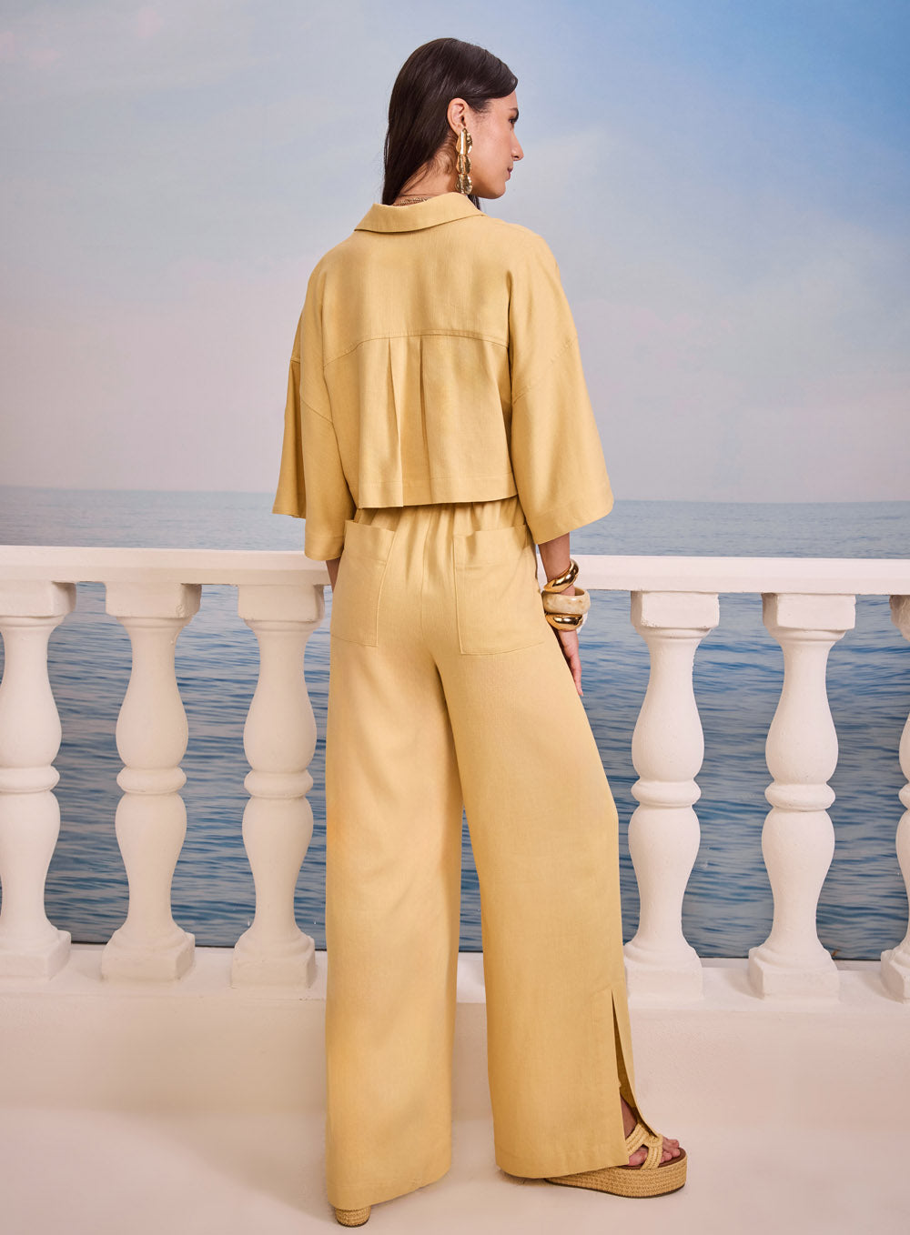 SK LINEN MATCHING SET