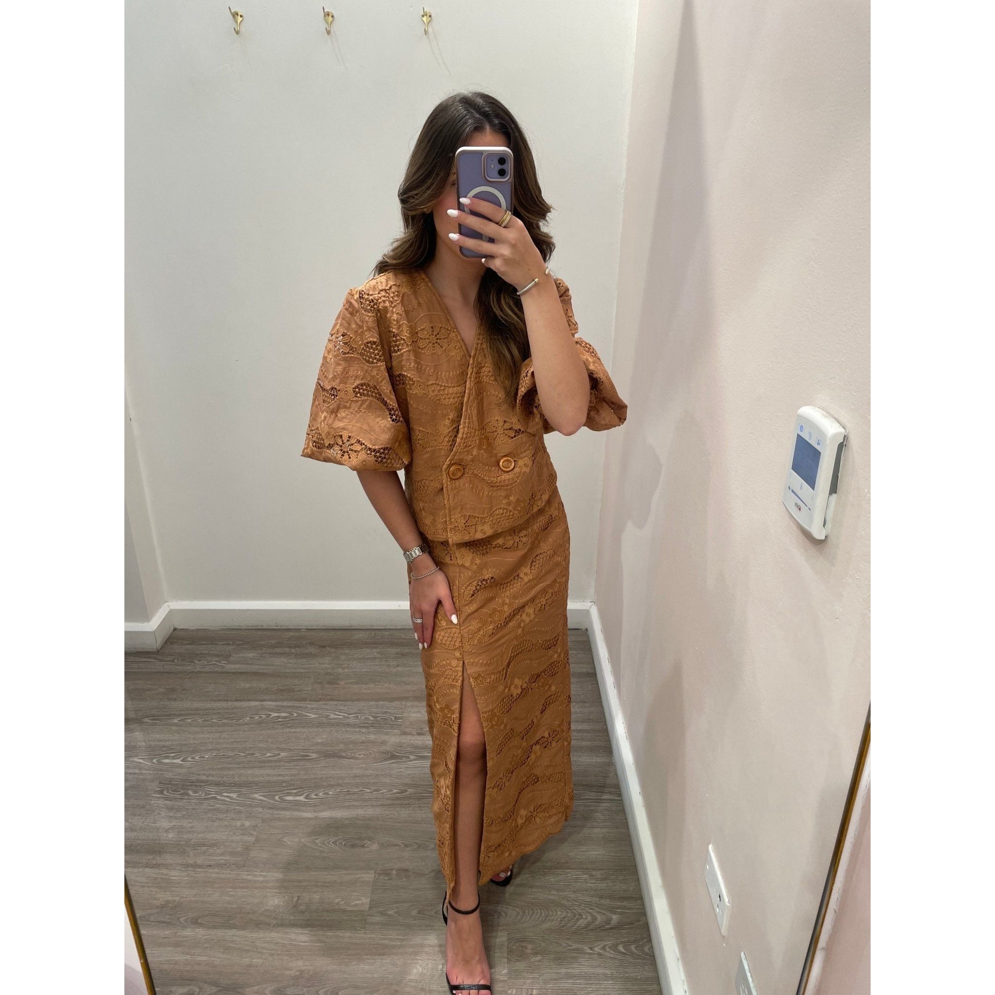 MIDI LACE SET
