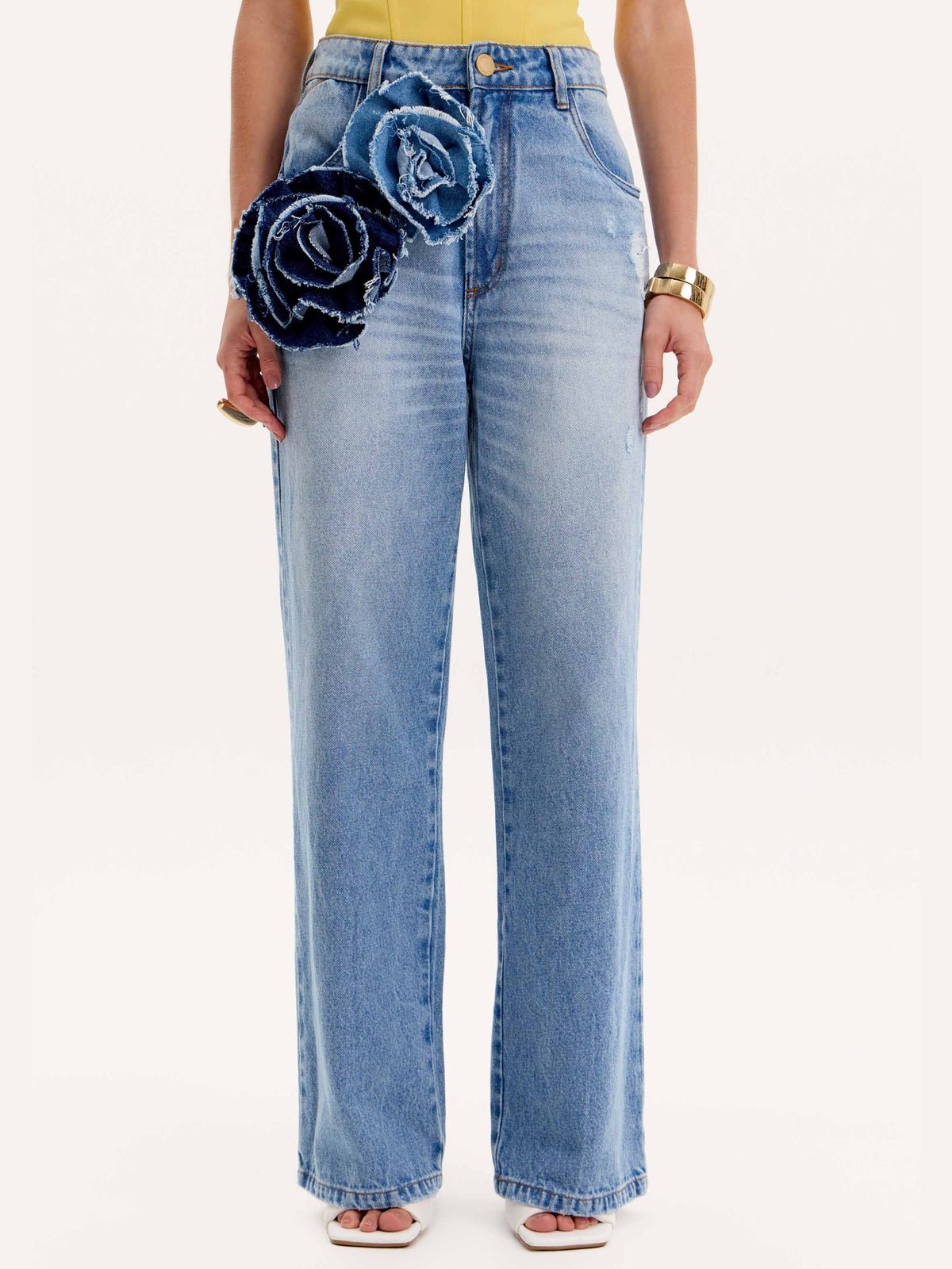 LP FULL LENGHT FLOWER JEANS