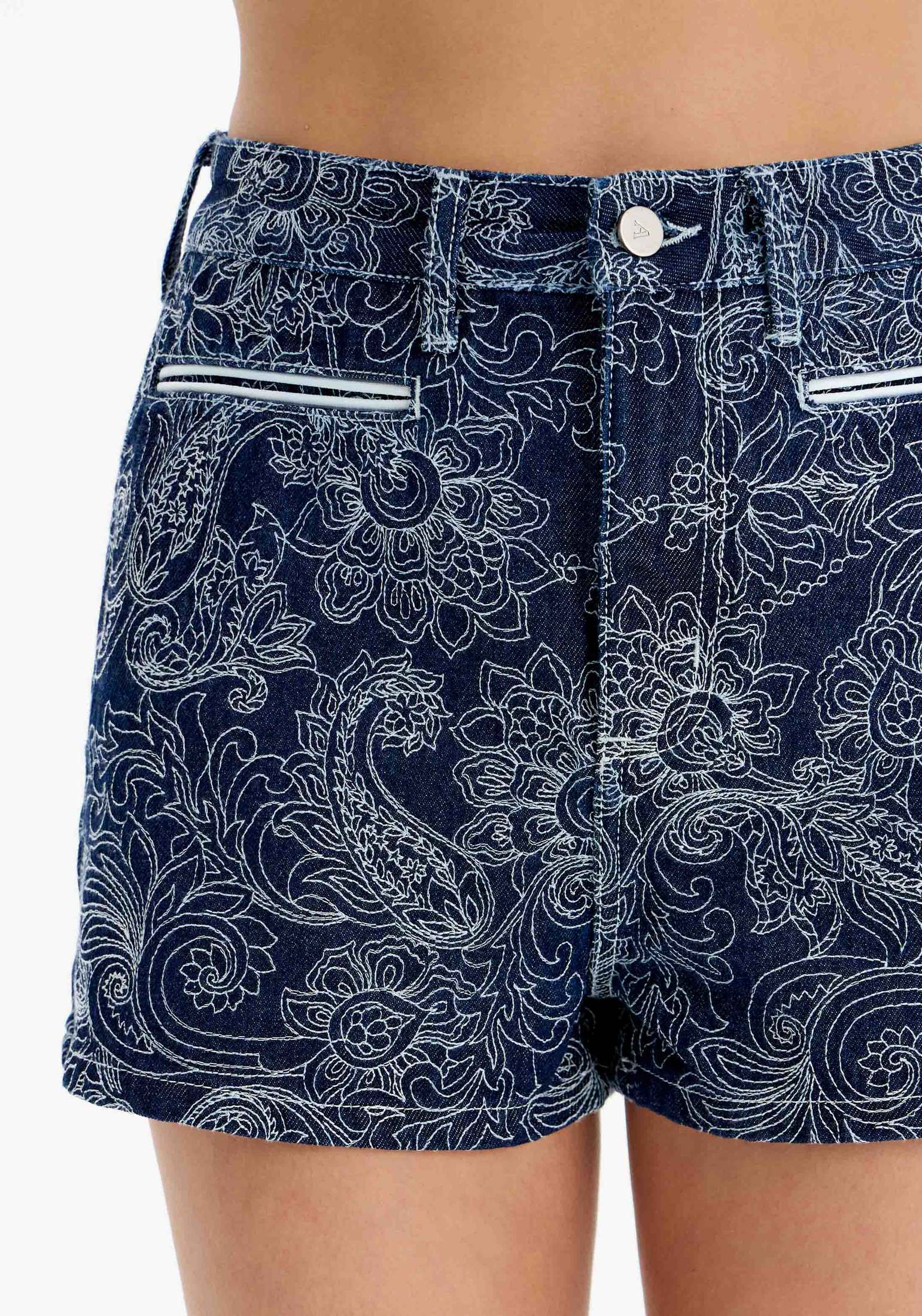 AMAR HIGH WAISTED MOM SHORT