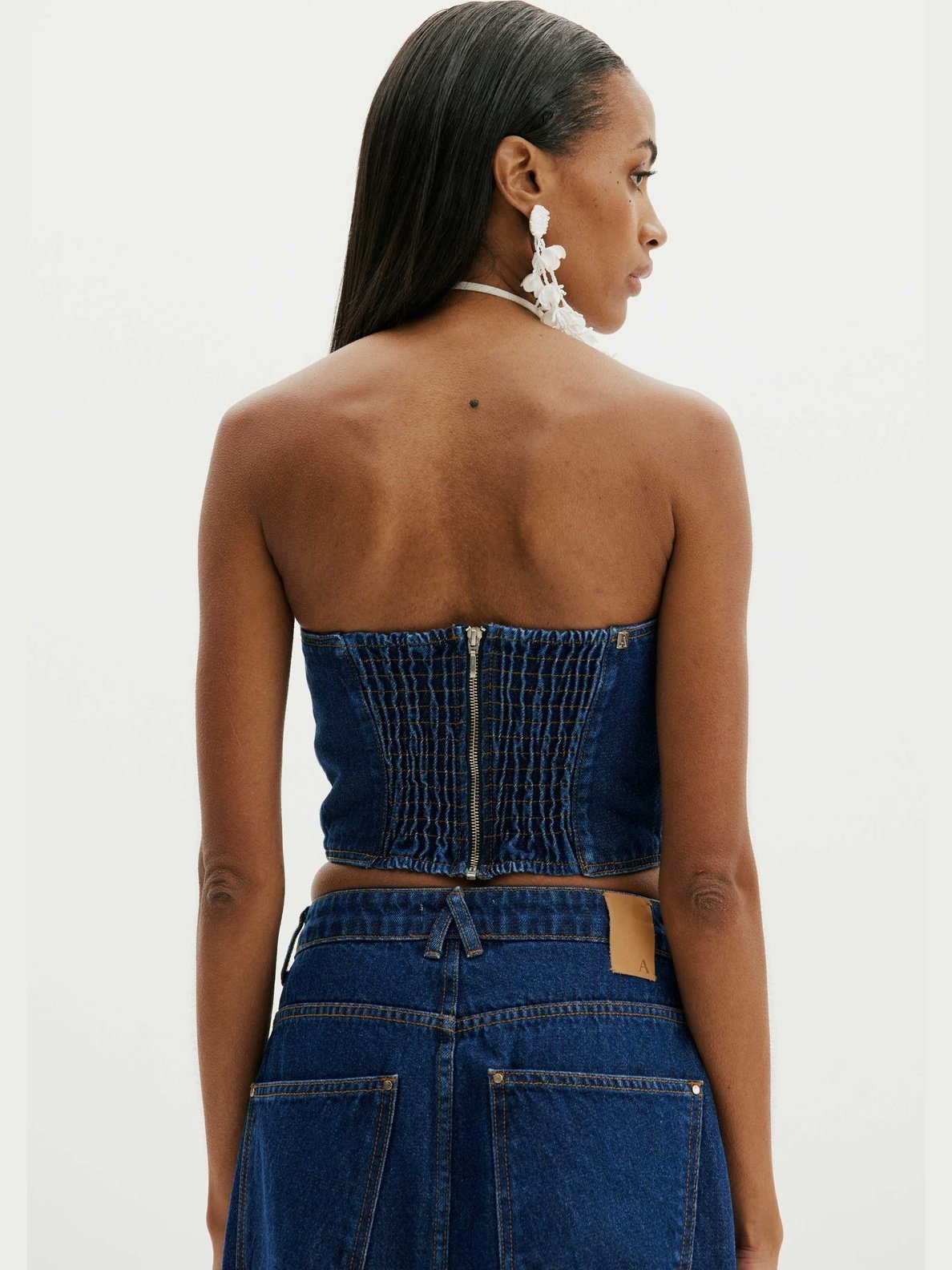 AMAR JEAN CORSET TOP