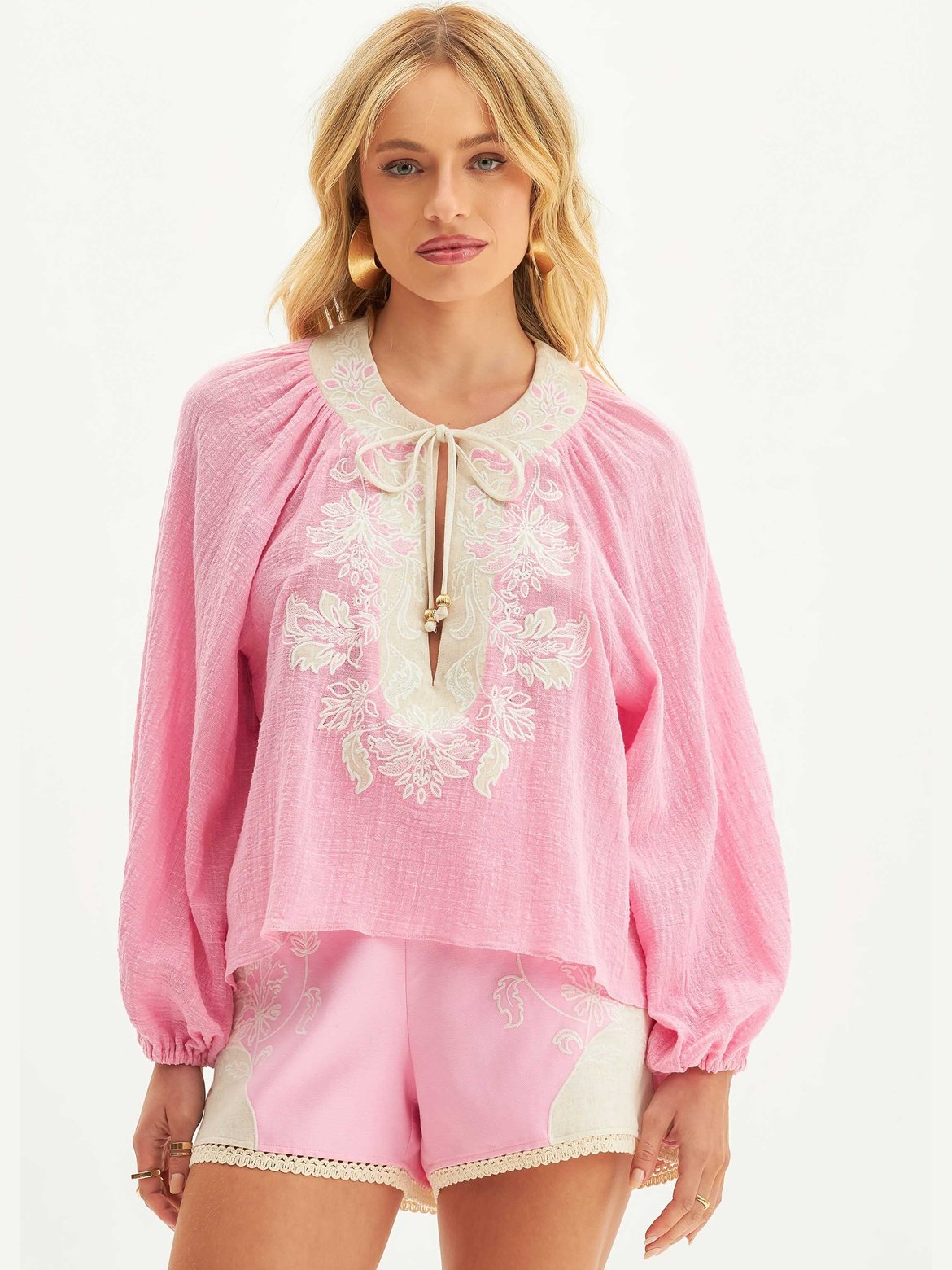 PINK EMBROIDERY SET