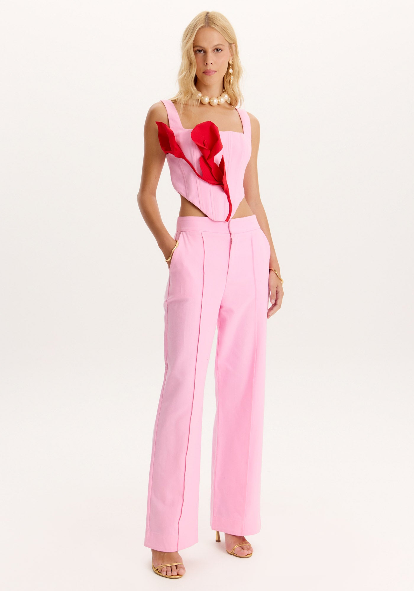 AMAR HIGH WAISTED FLOWER SET