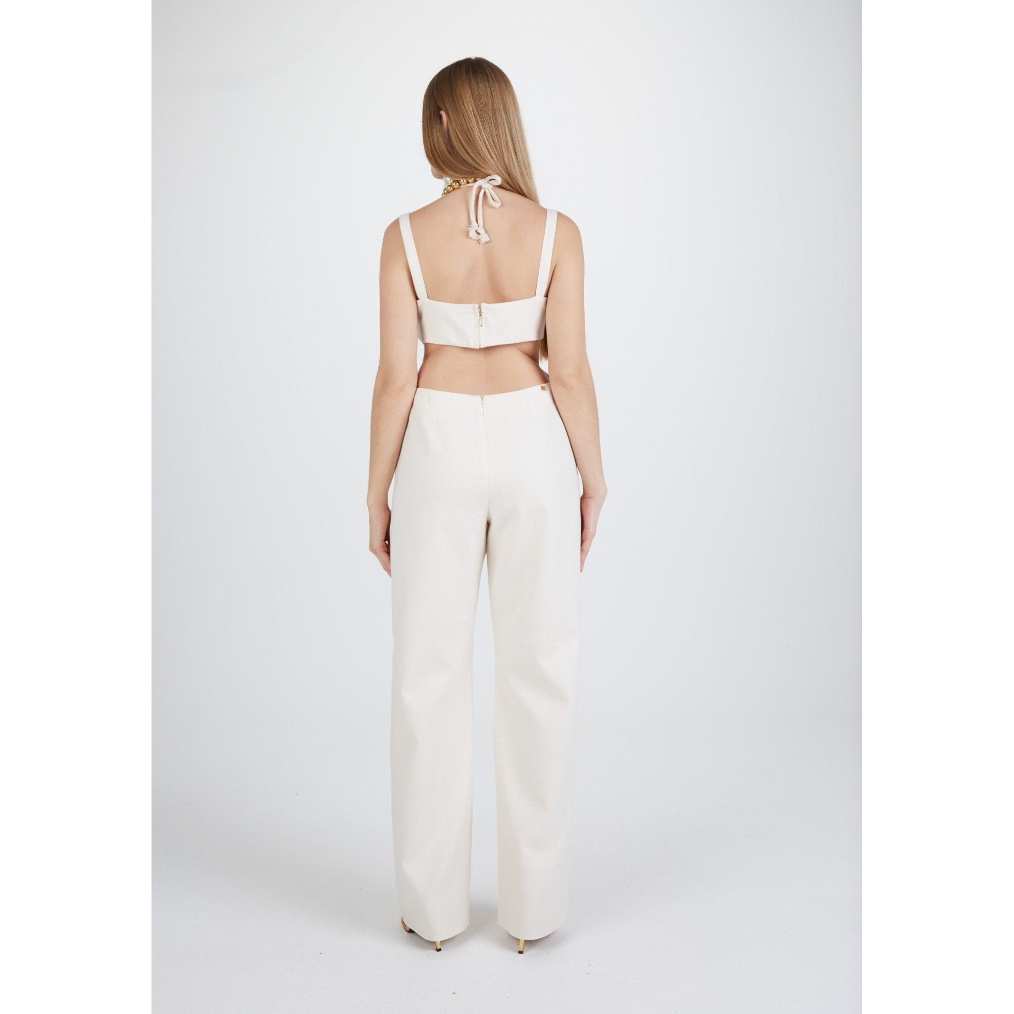 AMAR GOLDEN FLOWER JUMPSUIT