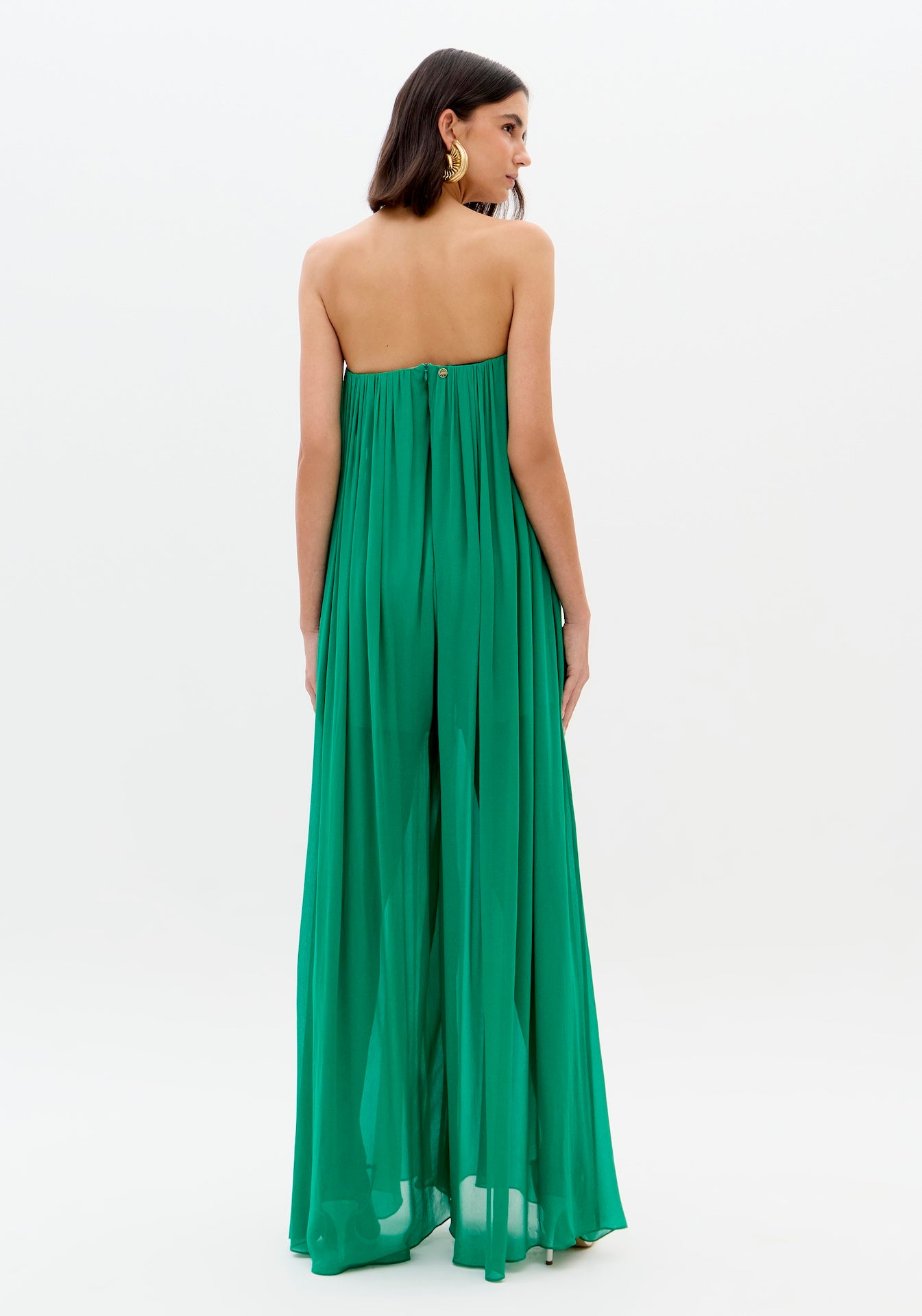 LP STRAPLESS GREEN JUMPSUIT