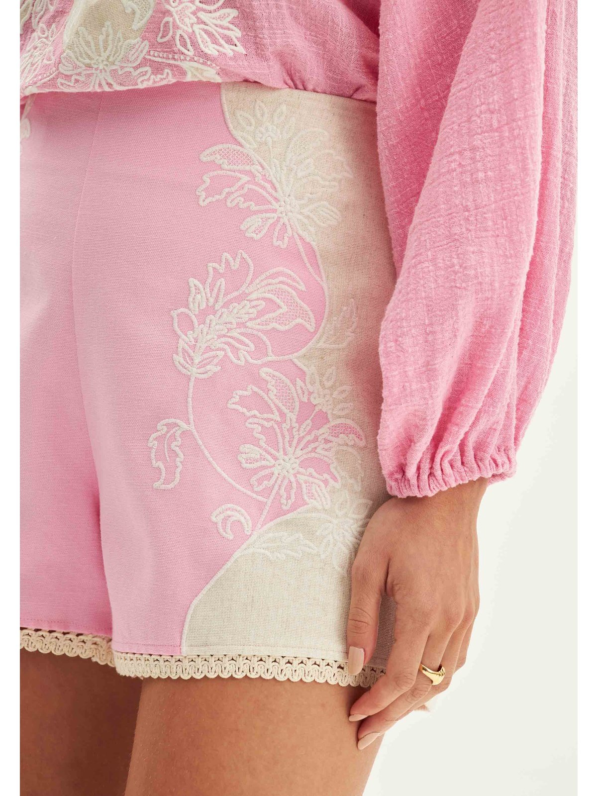 PINK EMBROIDERY SET