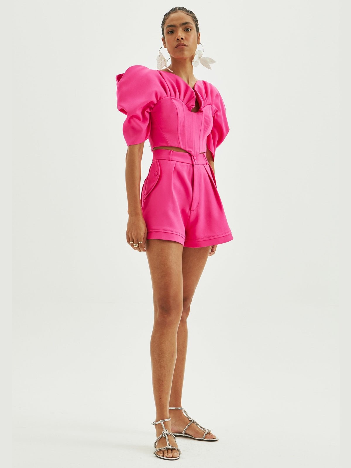 AMAR TAILORED PINK SHORT