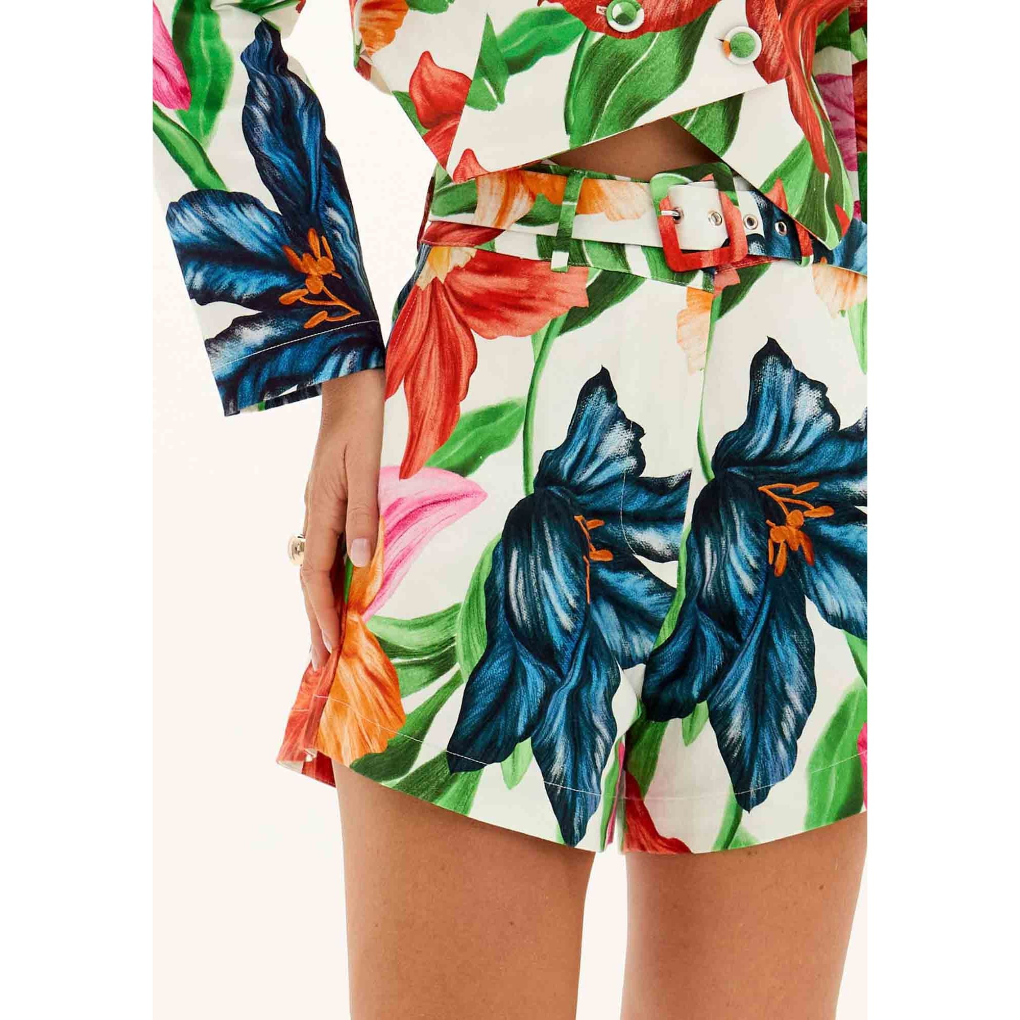 AMAR BOTANICAL FLOWER BLAZET SET