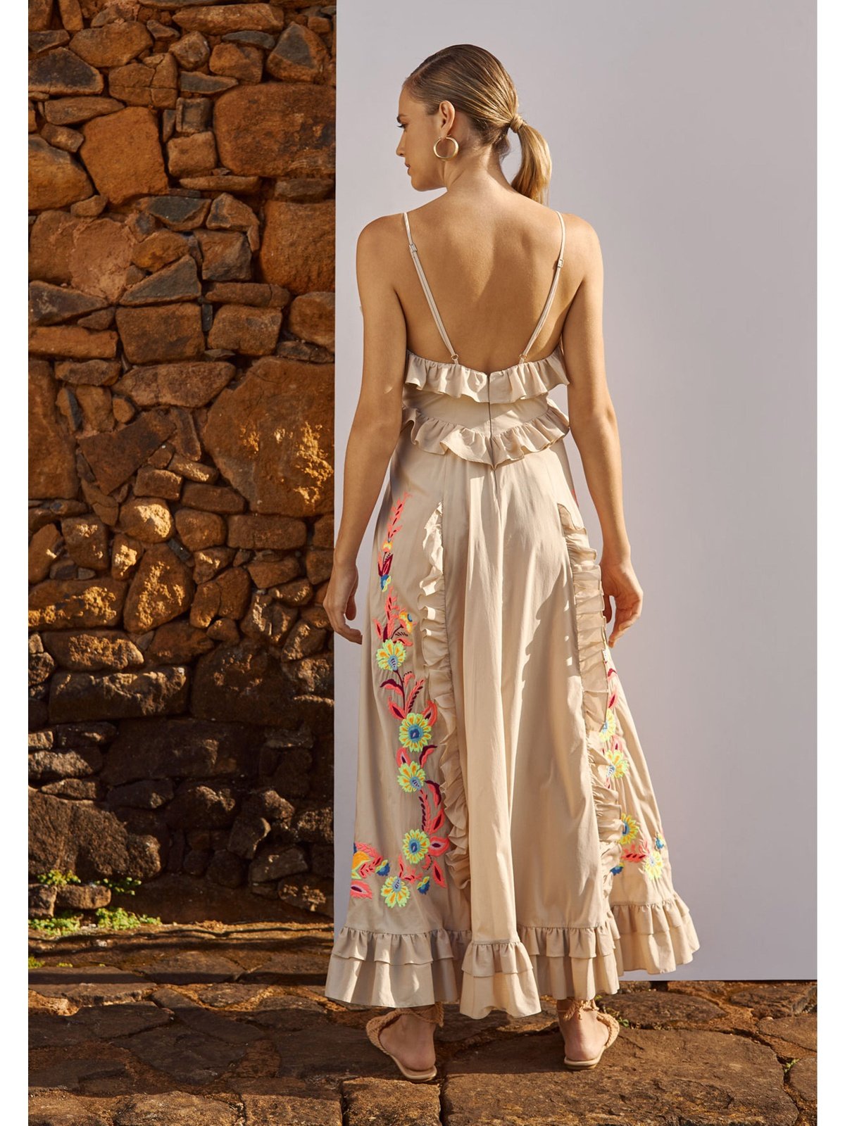 Amar Floral Straps Dress