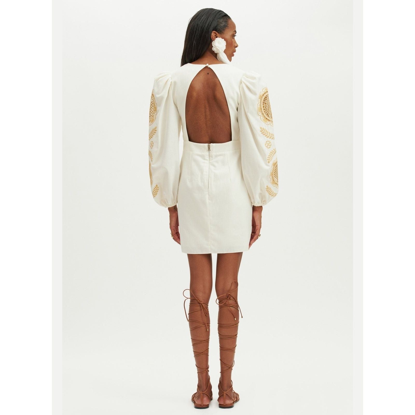 AMAR EMBROIDERED SHORT DRESS