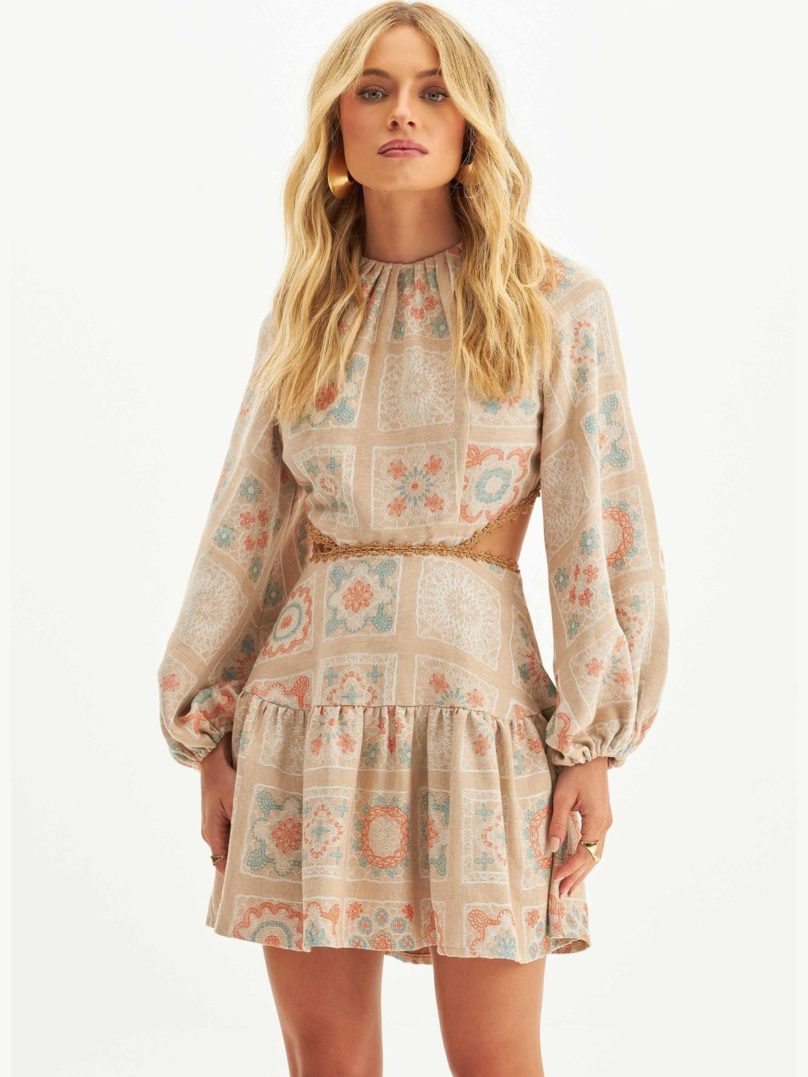 LP Mandala Short Backless Dress