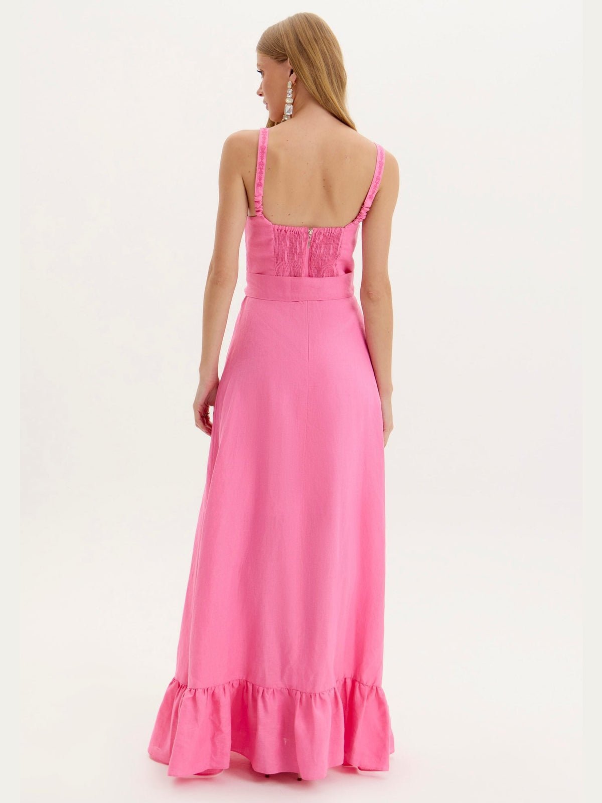 AMAR PINK LONG DRESS