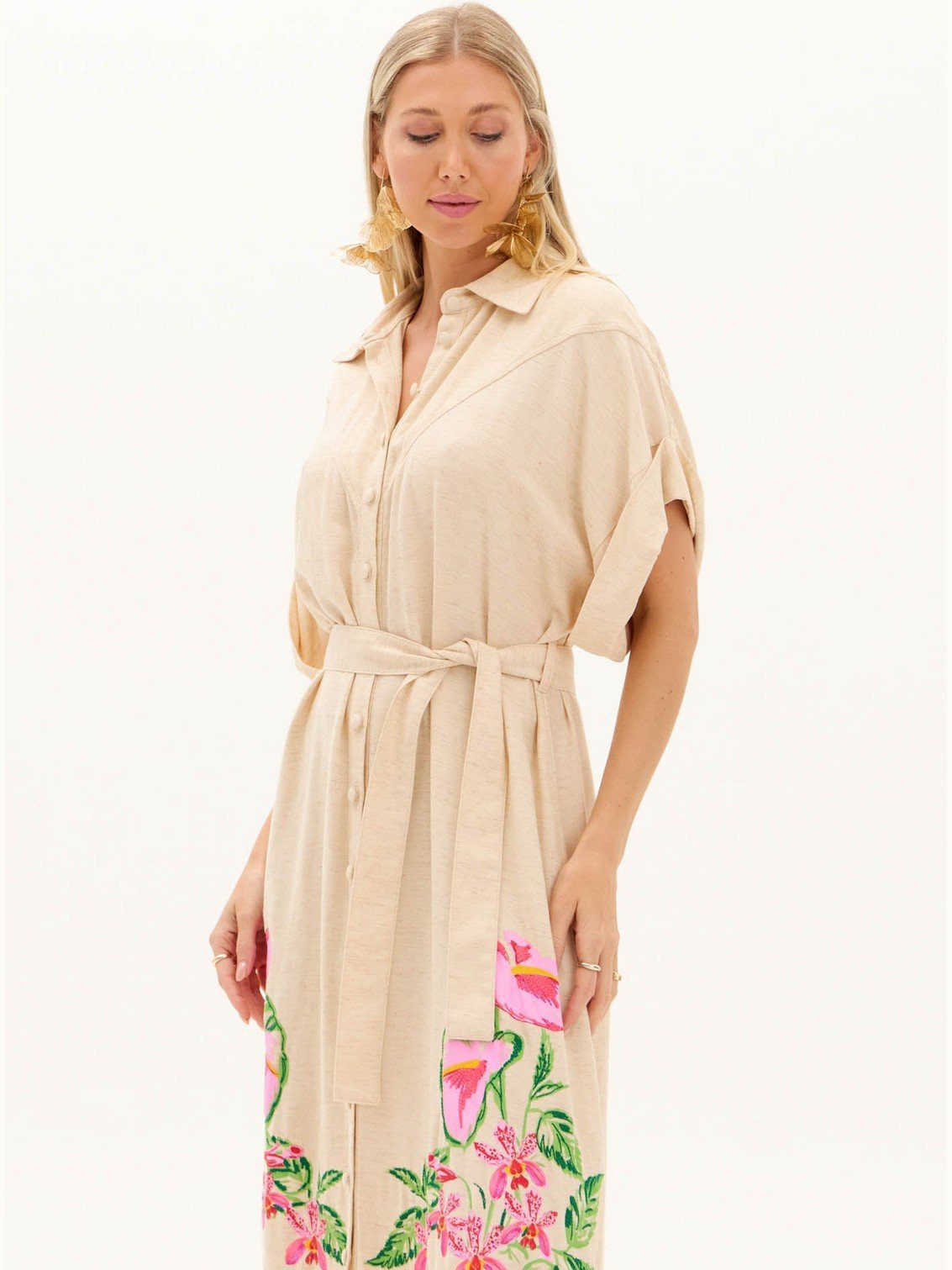 AMAR LONG EMBROIDERY CHEMISE