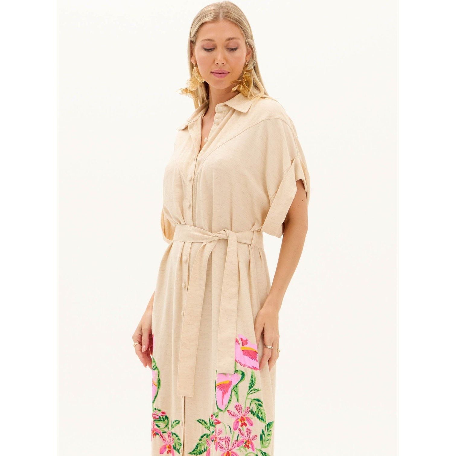 AMAR LONG EMBROIDERY CHEMISE