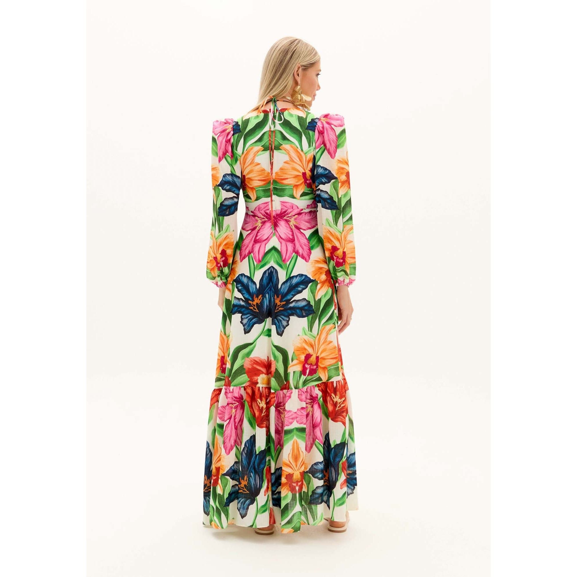 AMAR FLORAL LONG DRESS
