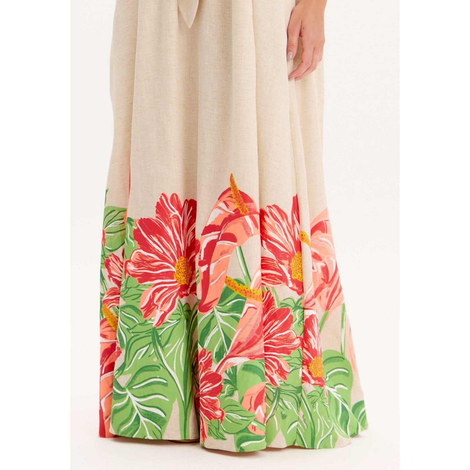 AMAR AMAPOLA STRAPLESS DRESS