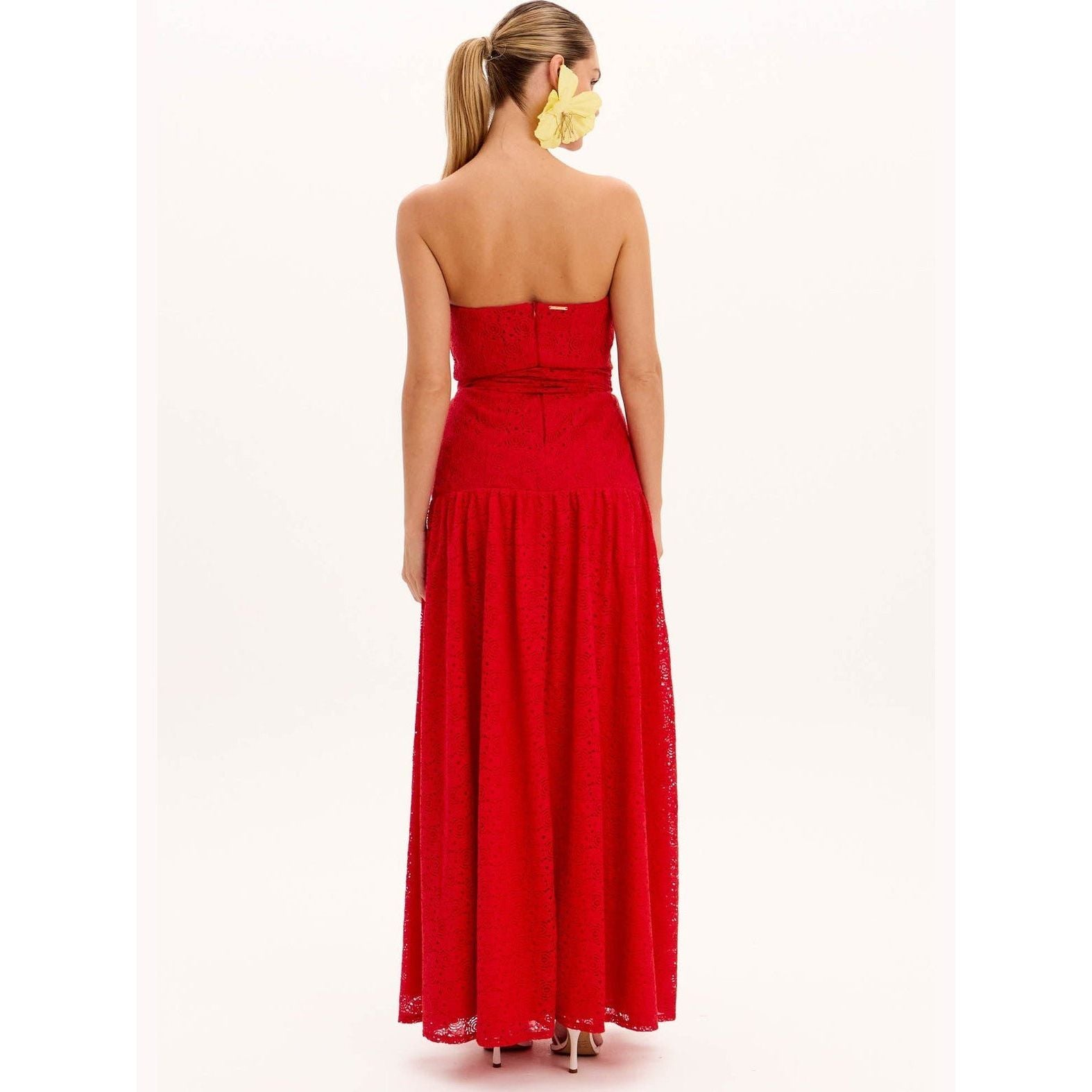 LP LONG RED DRESS