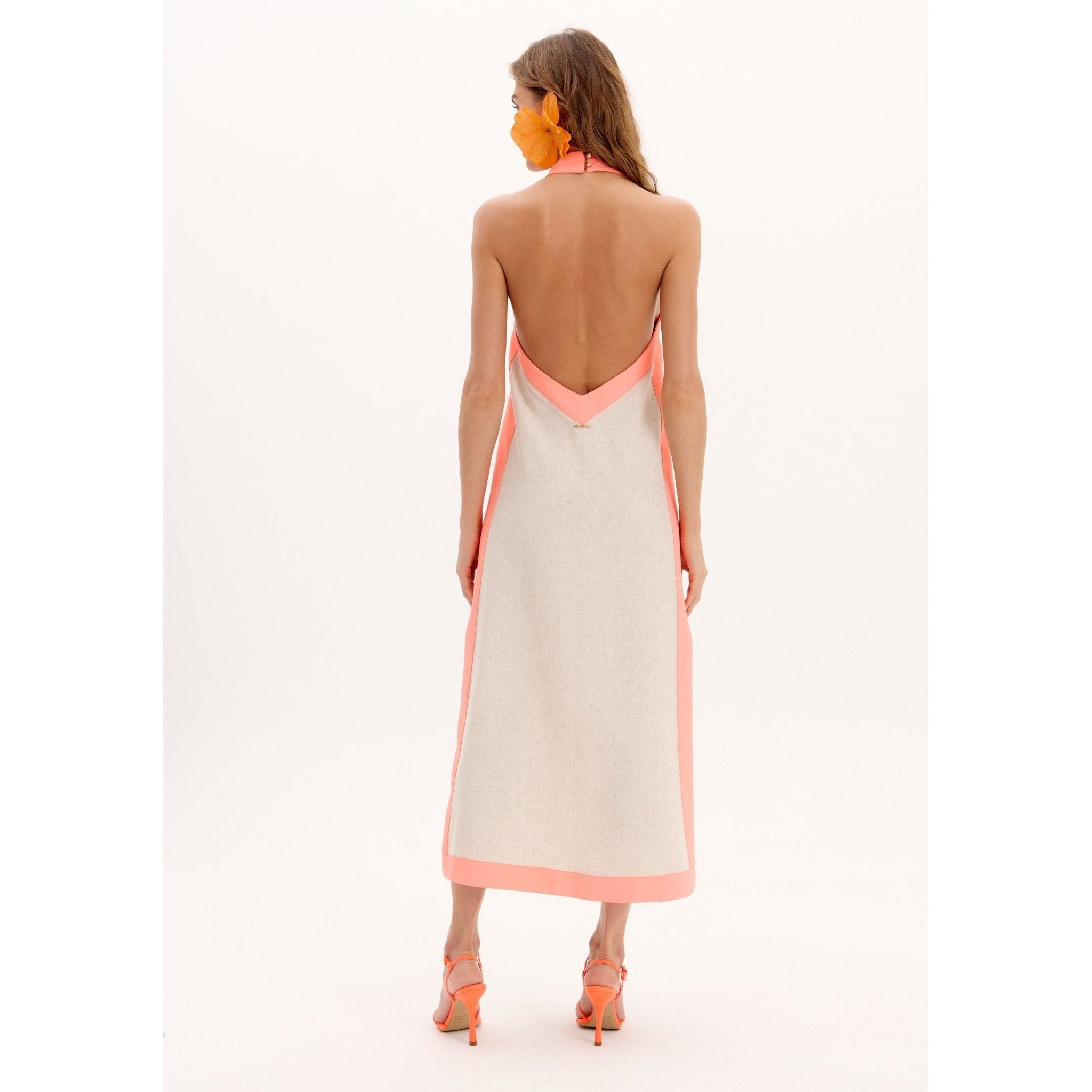 LP NEON HALTER DRESS