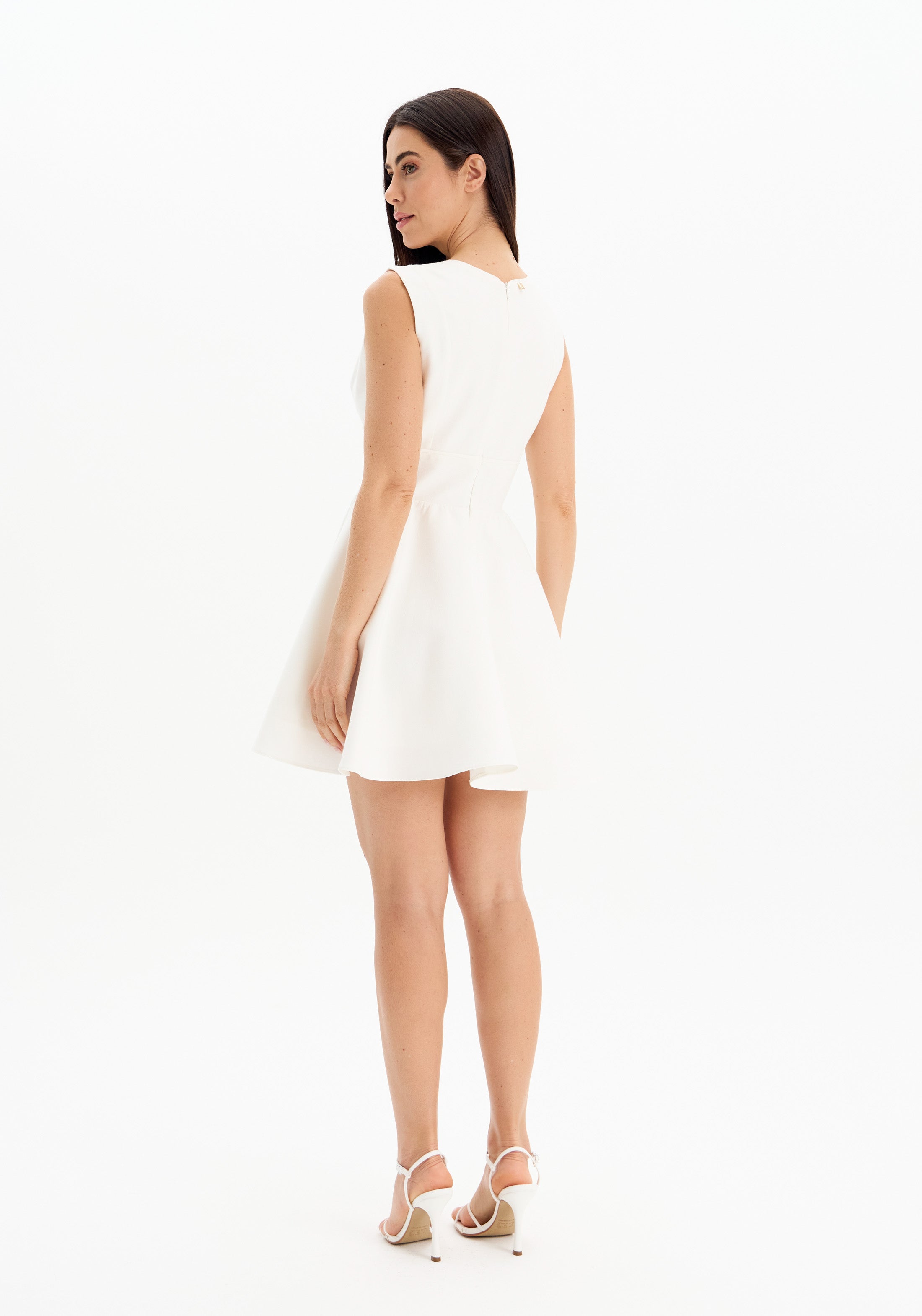AMAR SHORT WHITE DRESS