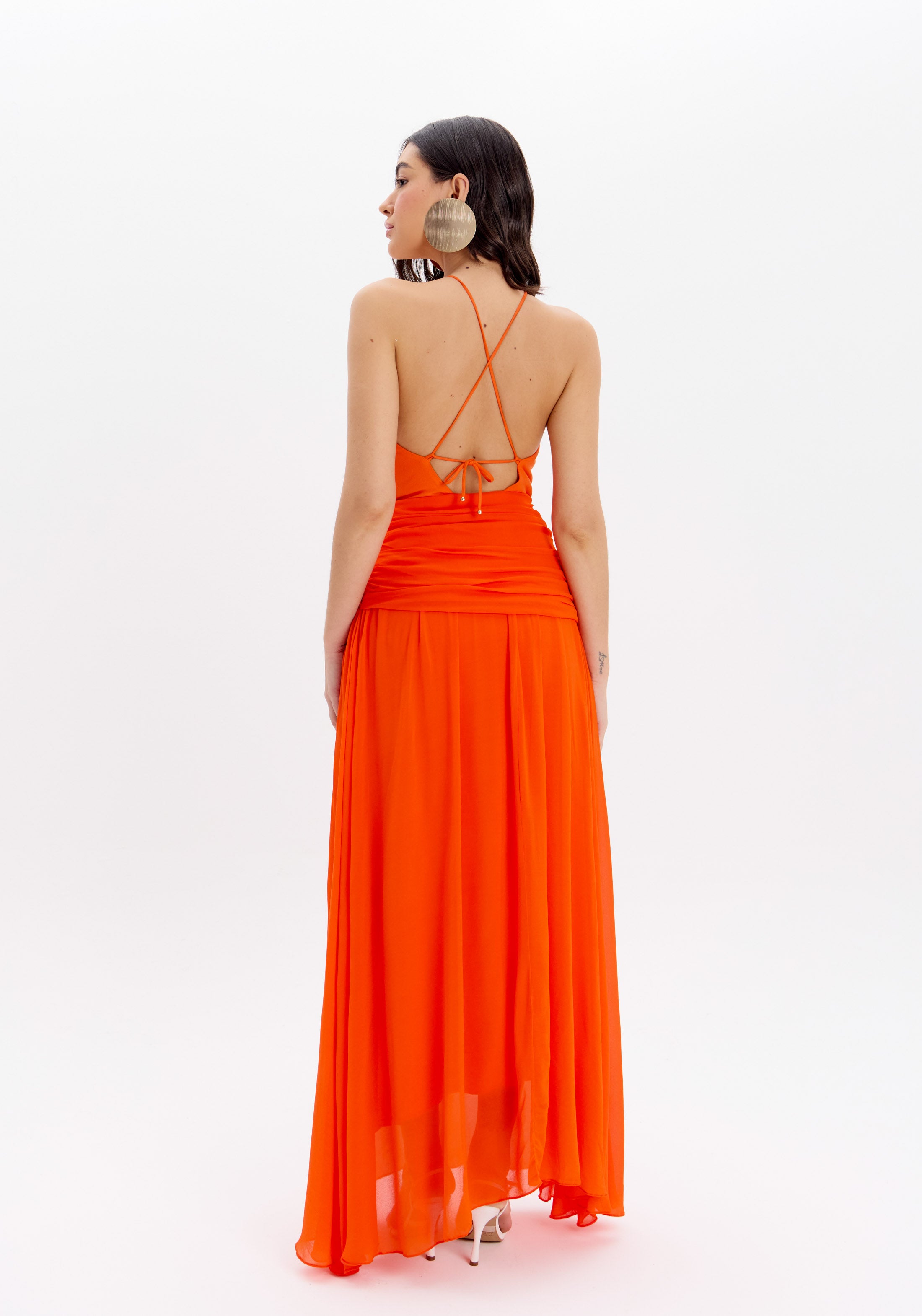 AMAR FRENTE UNICA LONG DRESS