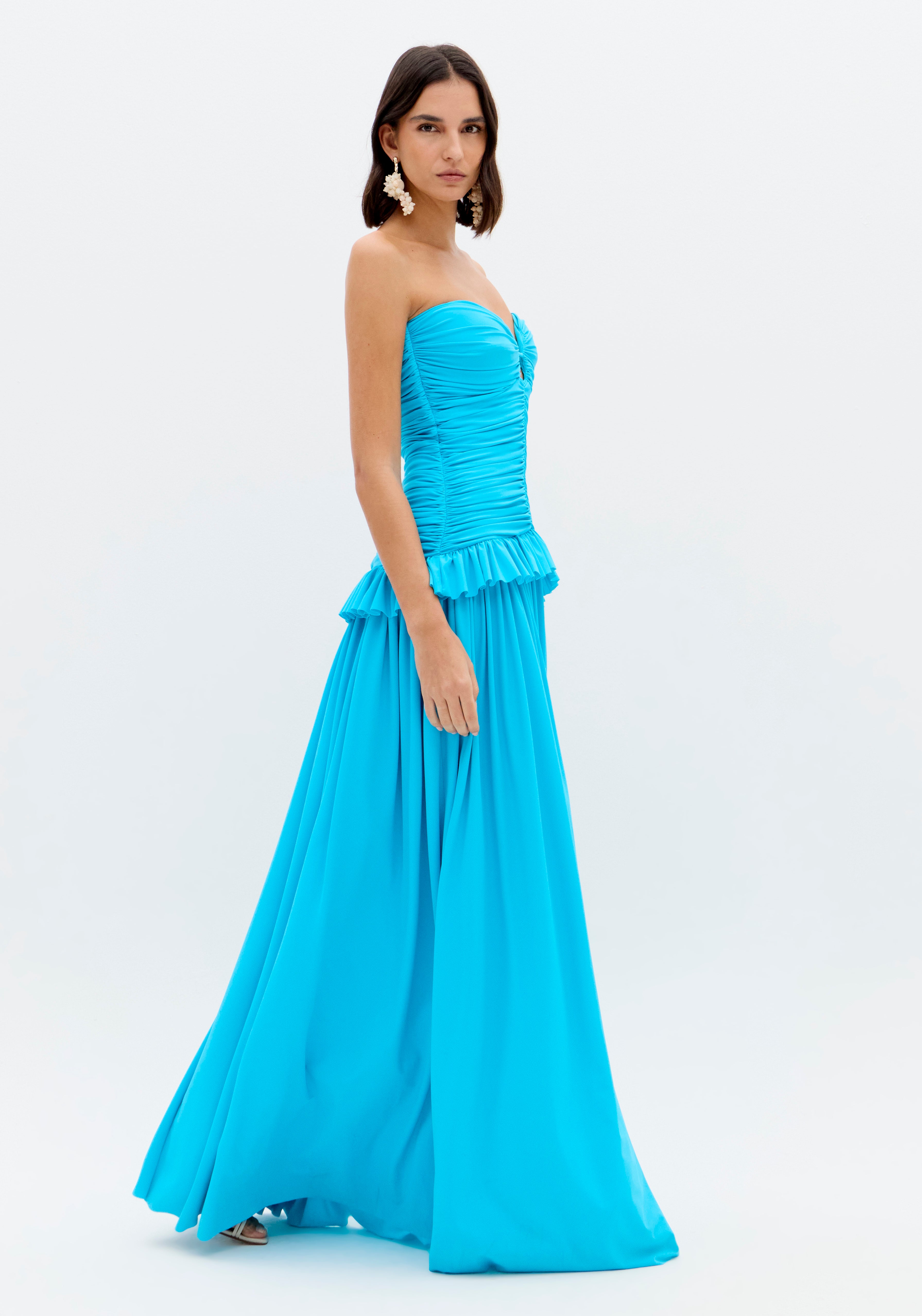 LP LONG STRAPLESS GOWN