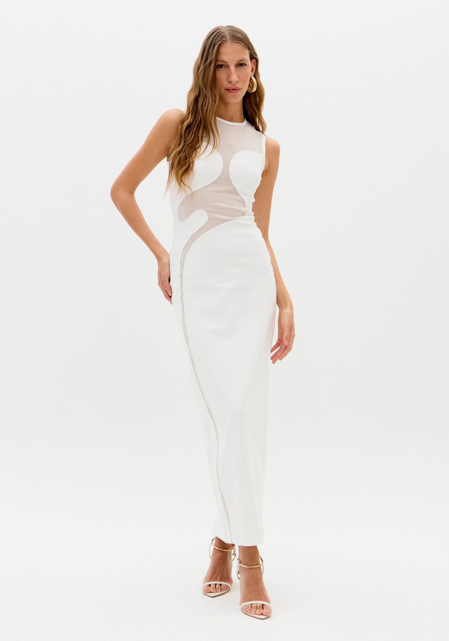 LP TULE MIDI DRESS