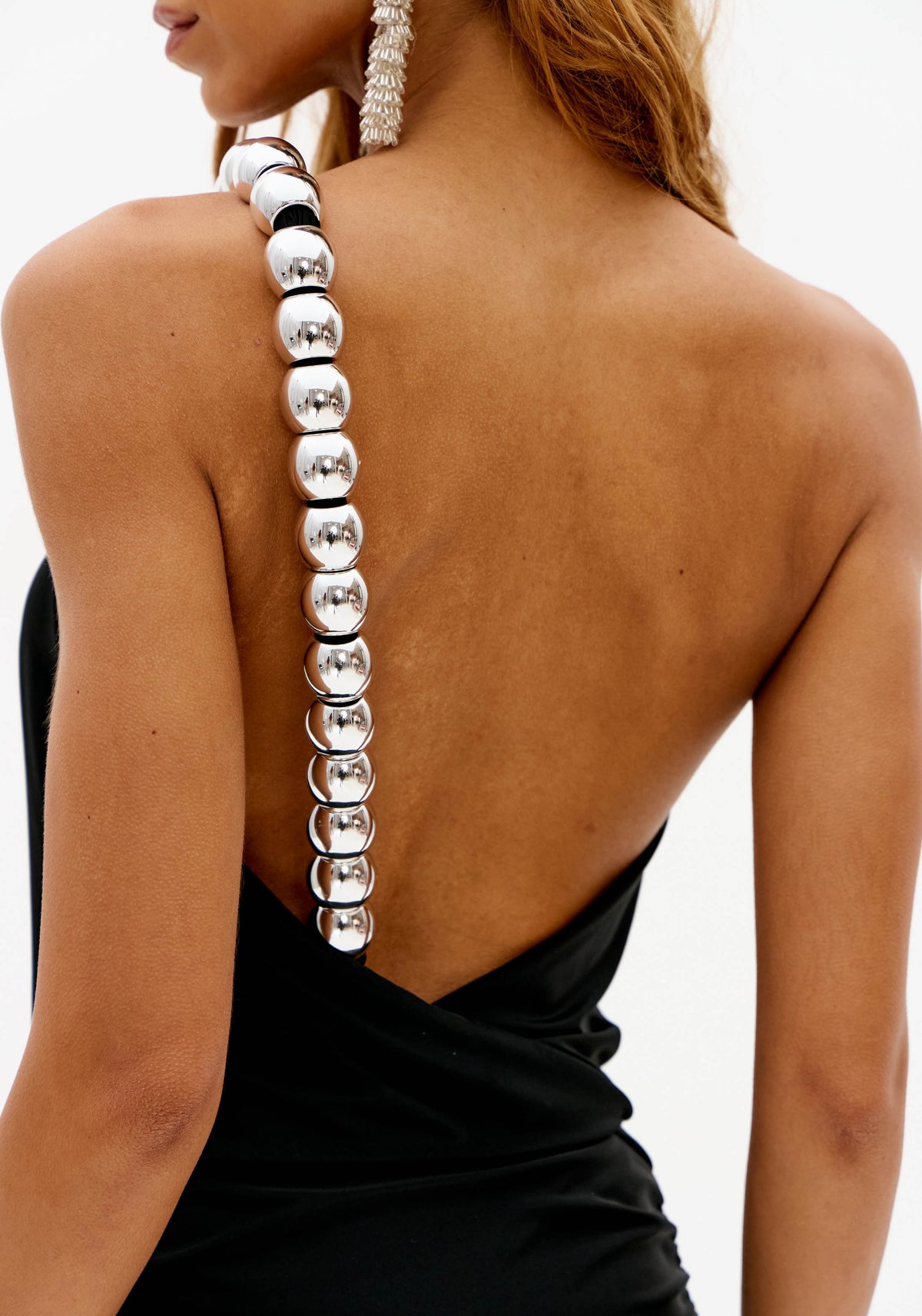 LP OPEN BACK ONE SHOULDER DRESS