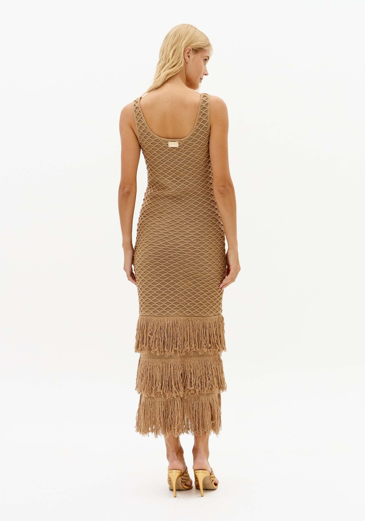 LP FRINGE GOLD DRESS