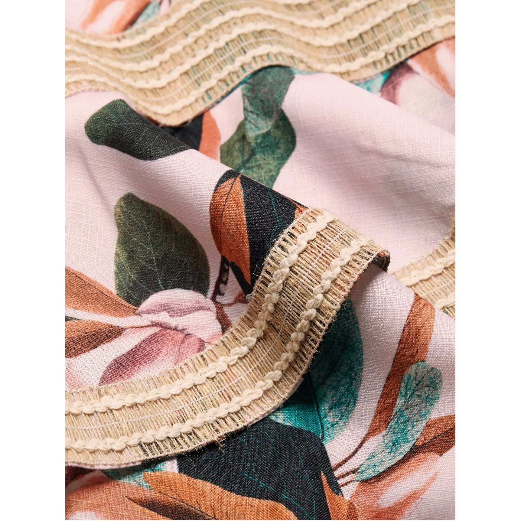 PT FLORAL PUFF SLEEVE SHORT DRESS