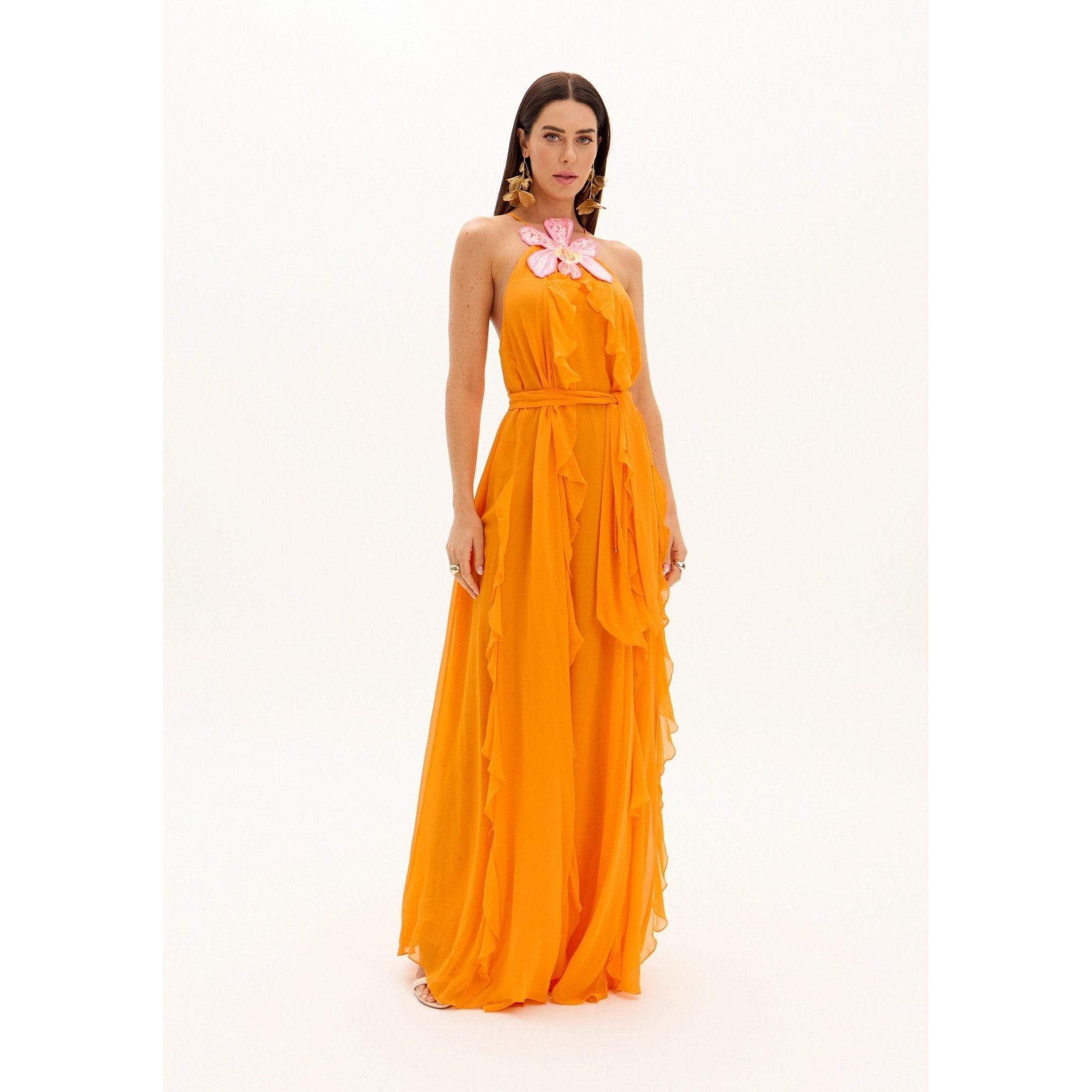 AMAR UNIQUE FLOWER DRESS