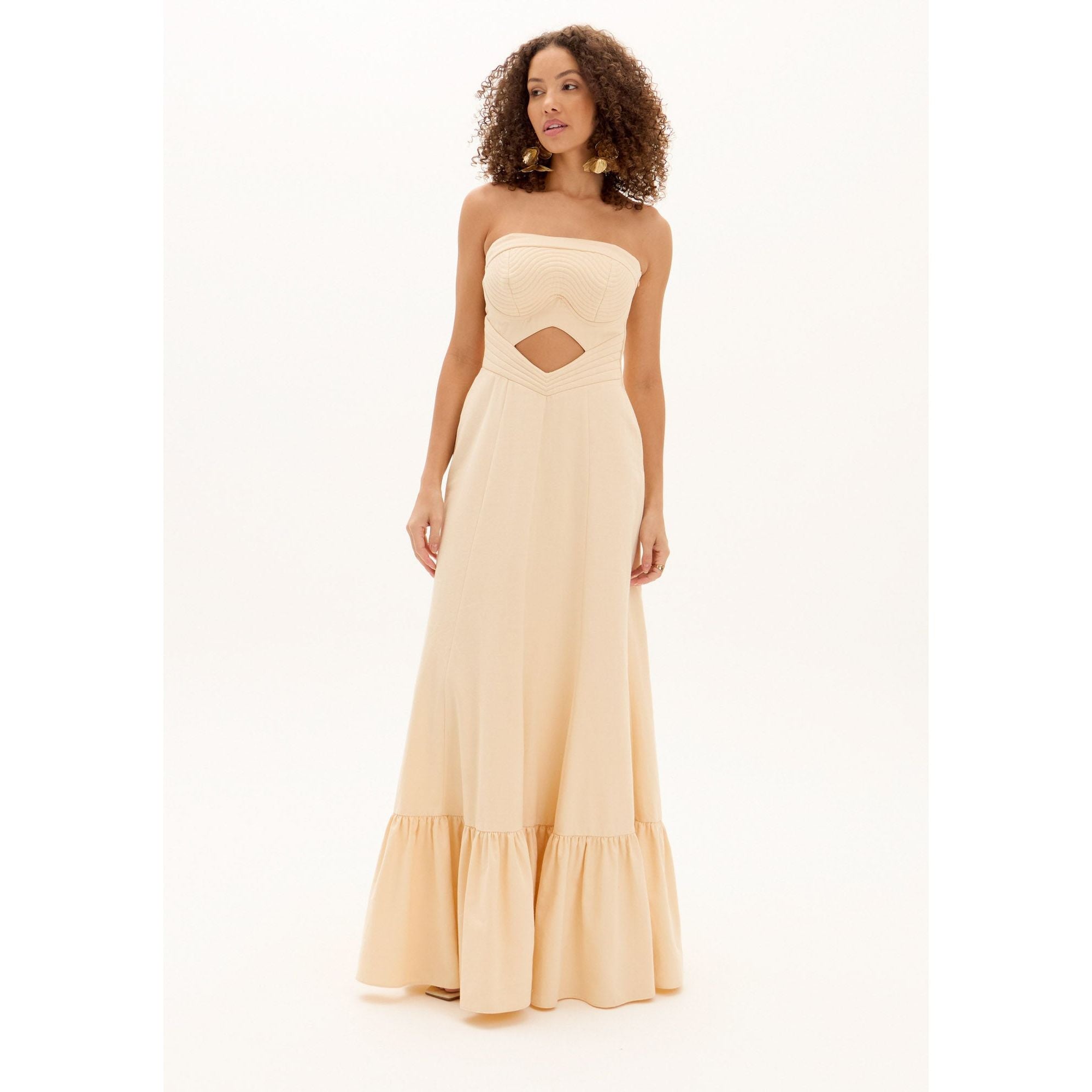 AMAR BEIGE DRESS