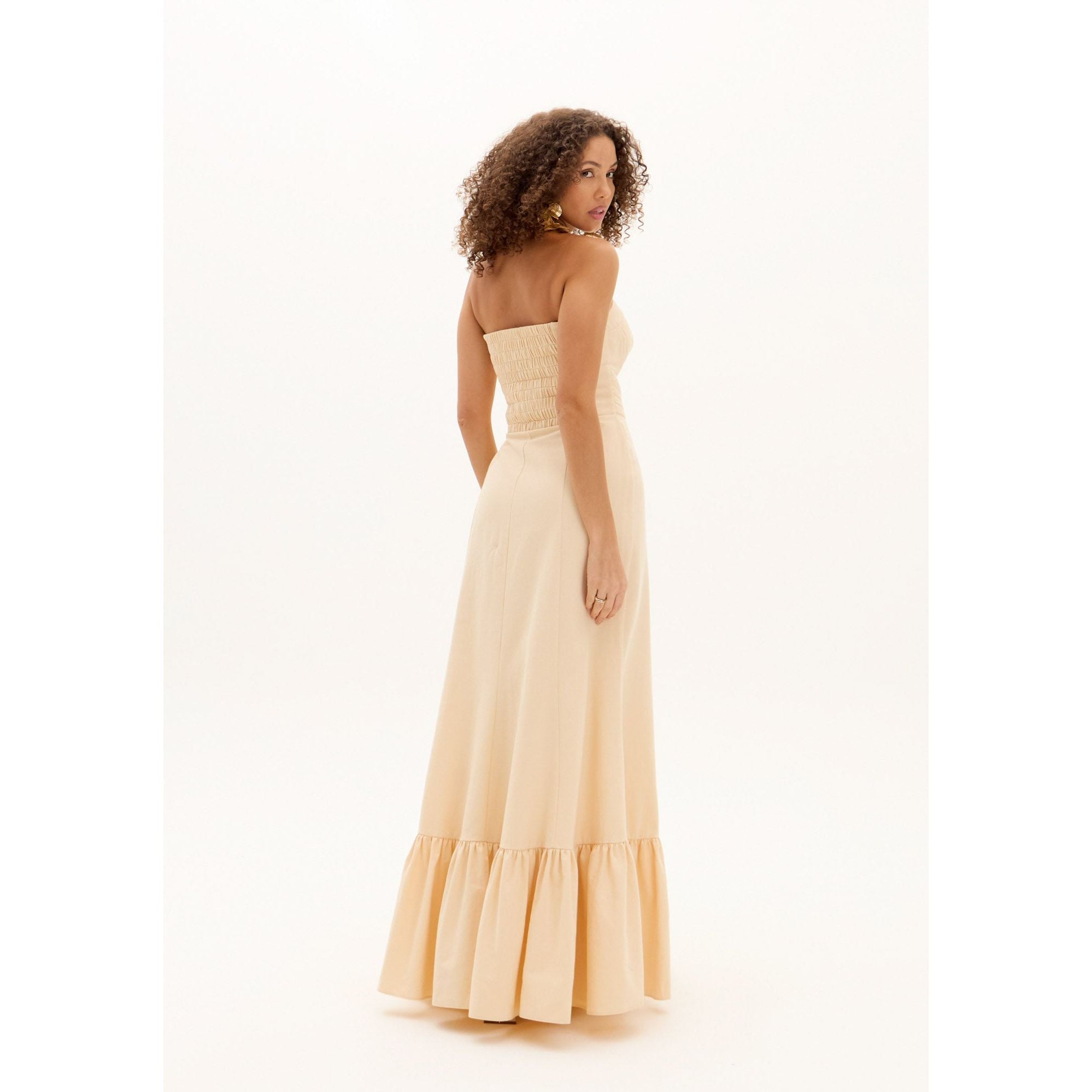 AMAR BEIGE DRESS