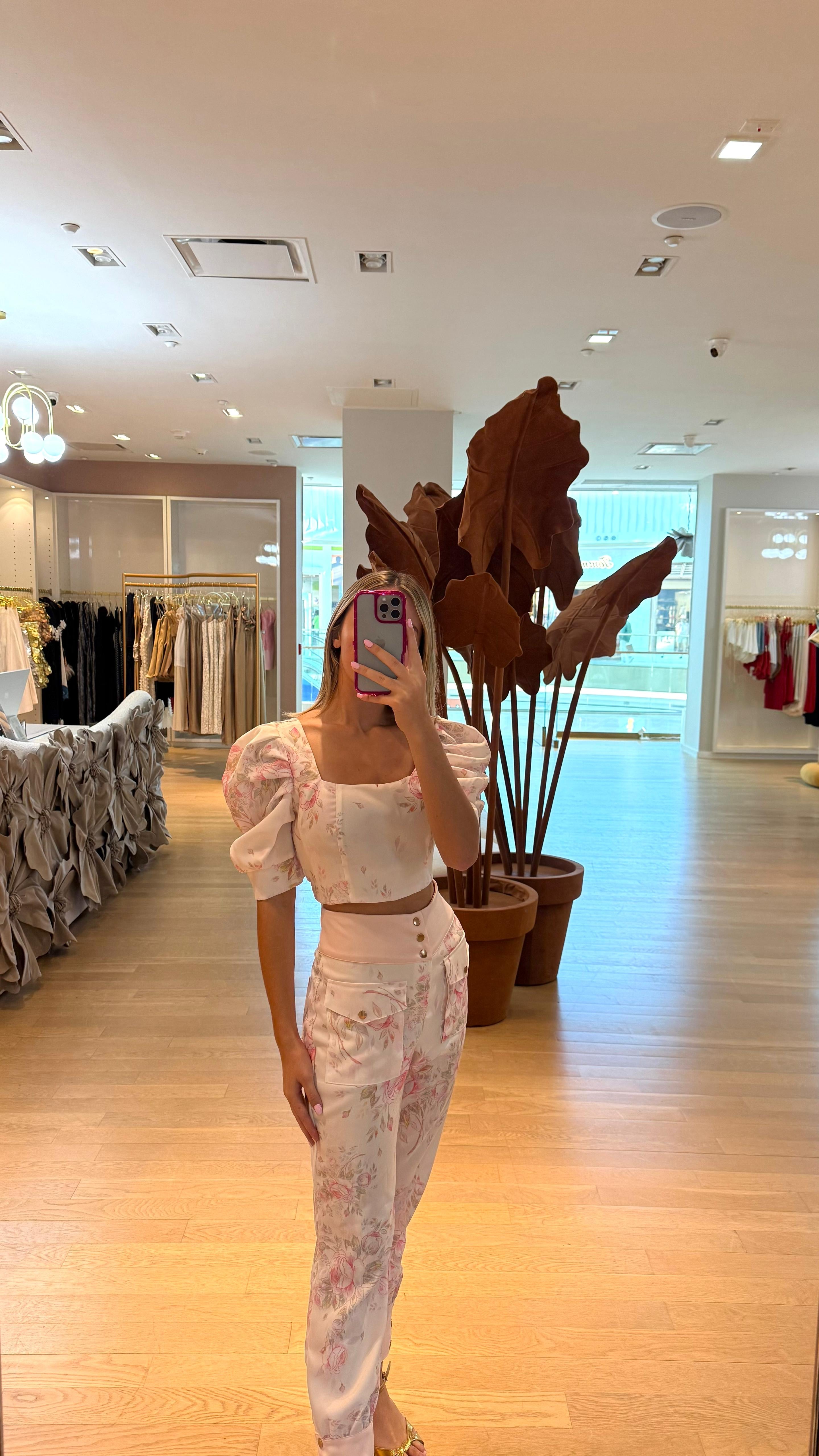 PIMP BABY PINK FLORAL SET