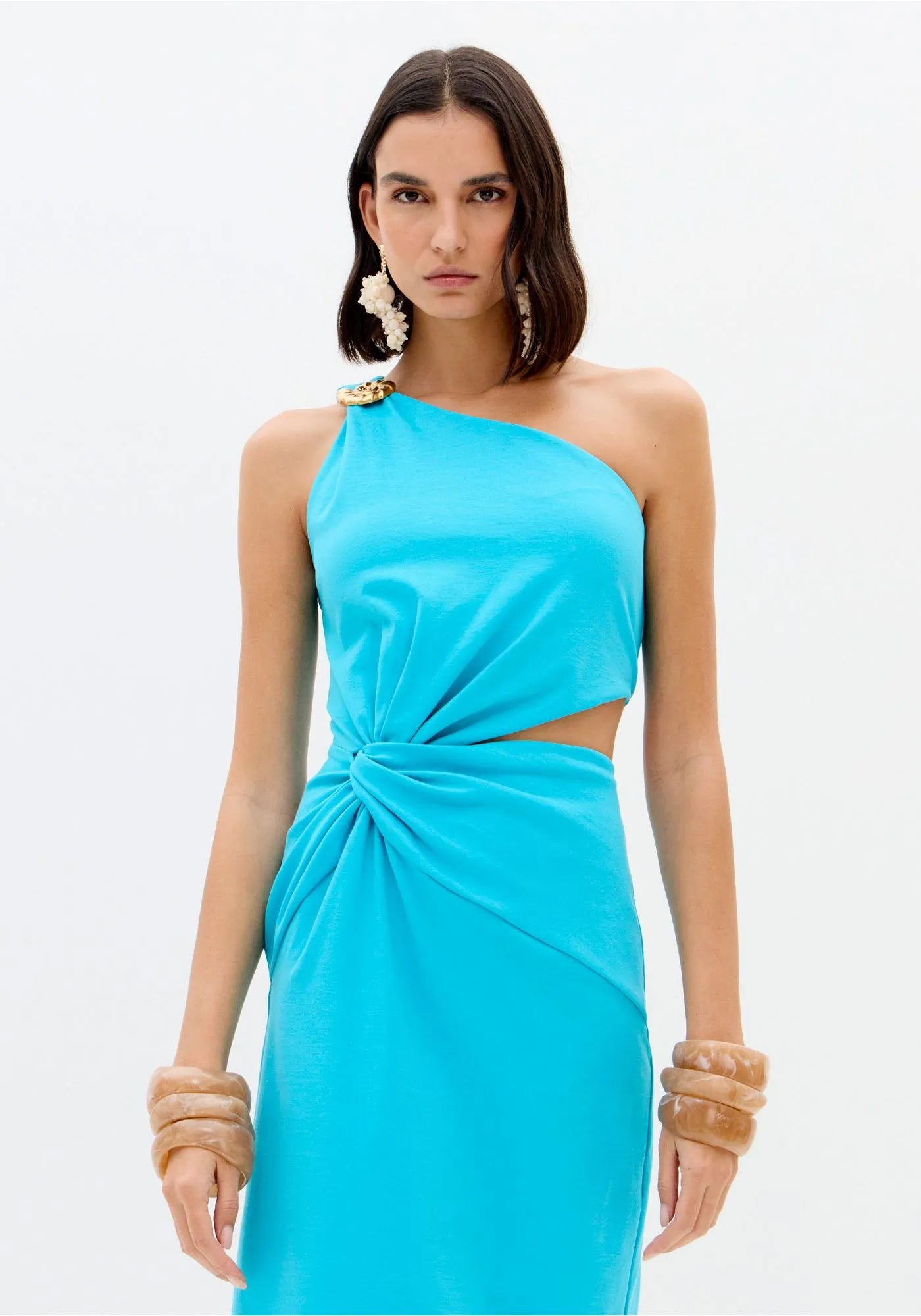 LP MIDI ONE SHOULDER DRESS\