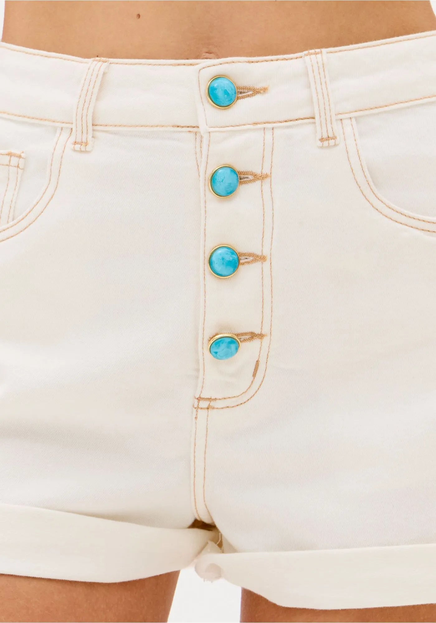 LP SUPER HIGH WAITED COWBOY SHORT SET