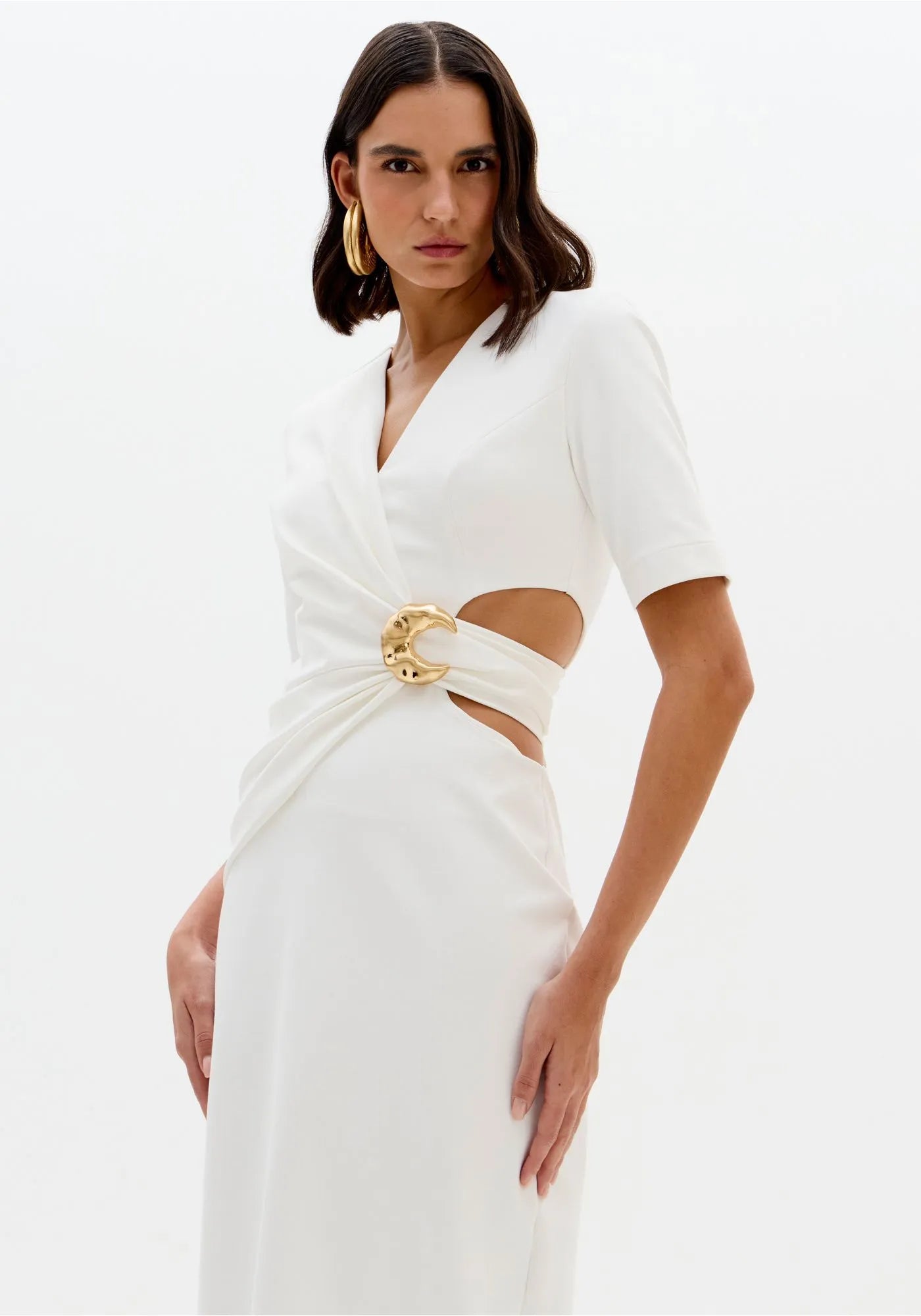 LP SUPER MIDI CUT OUT DRESS