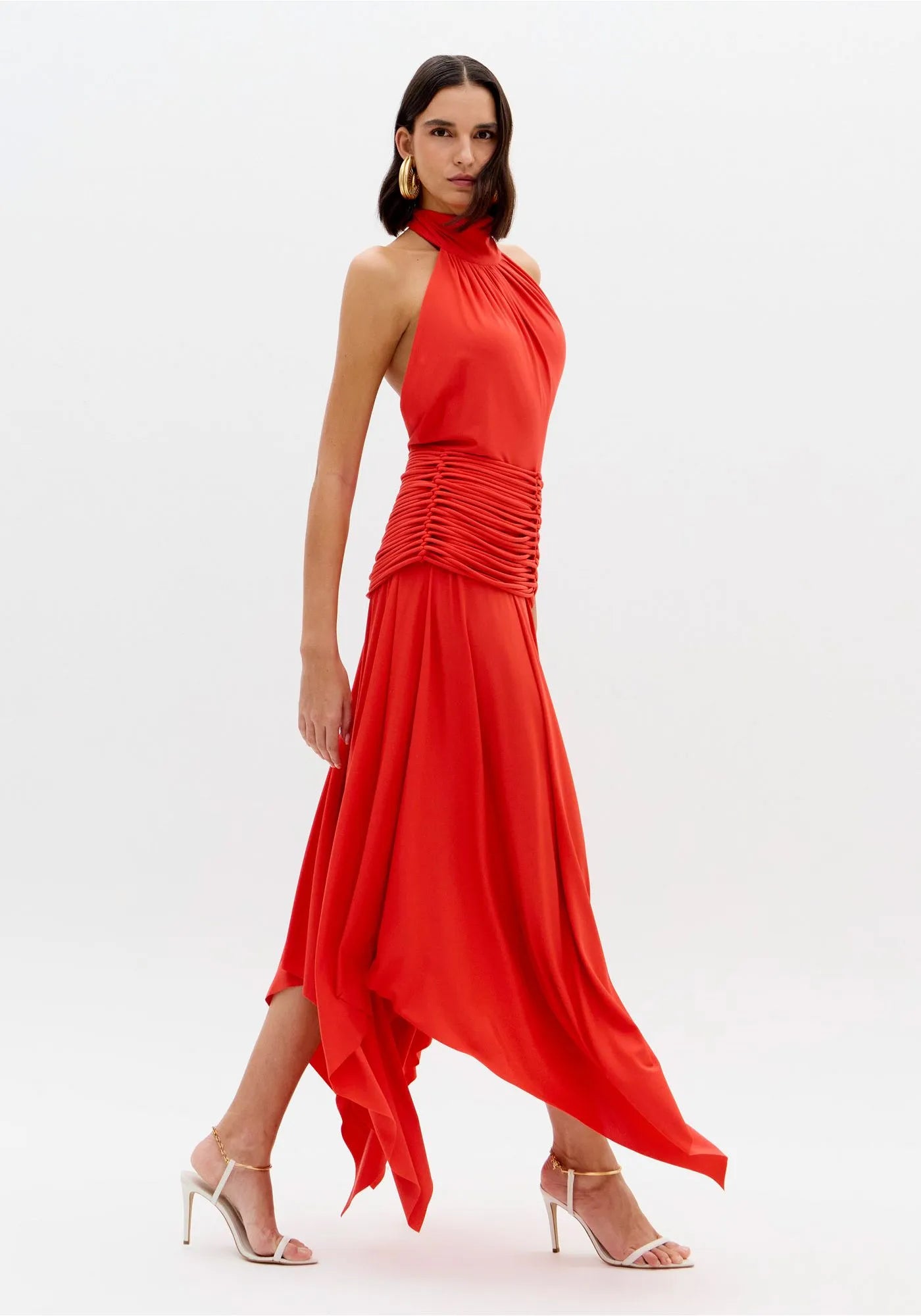LP MACRAME INTENSE RED DRESS
