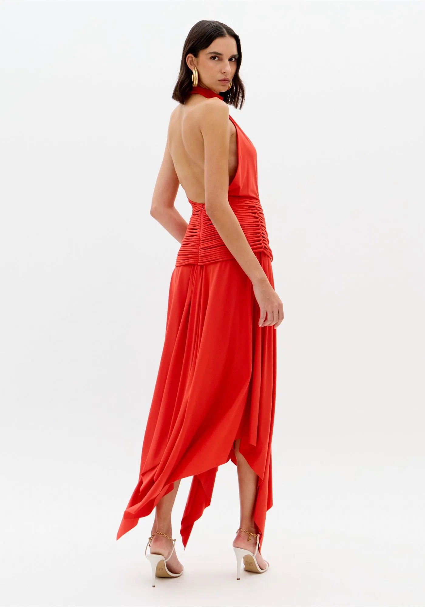 LP MACRAME INTENSE RED DRESS